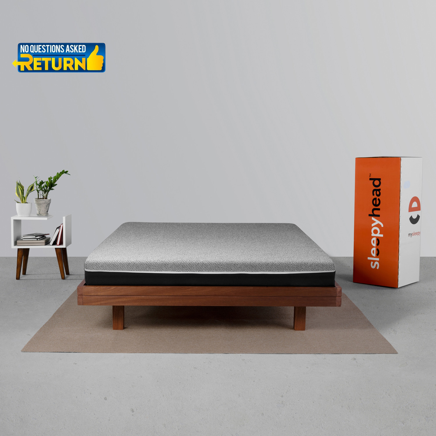 Image of Sleepyhead Laxe - BodyIQ Orthopedic Memory Foam 6 inch Double Latex Foam Mattress