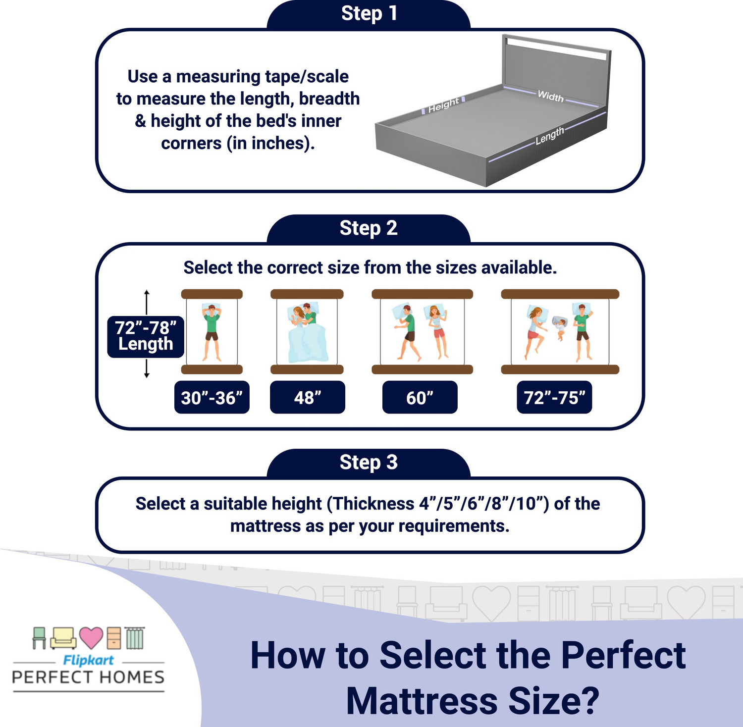 Image of Flipkart Perfect Homes Iris Orthopedic 10 inch Queen Bonnell Spring Mattress