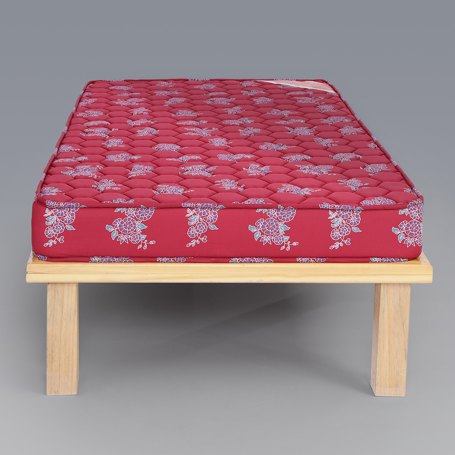 Image of KURLON Rutile, Natural Rubberised Coir Pad, Breathable,Natural Cooling, PU Quilted Top 5 inch Single Coir Mattress