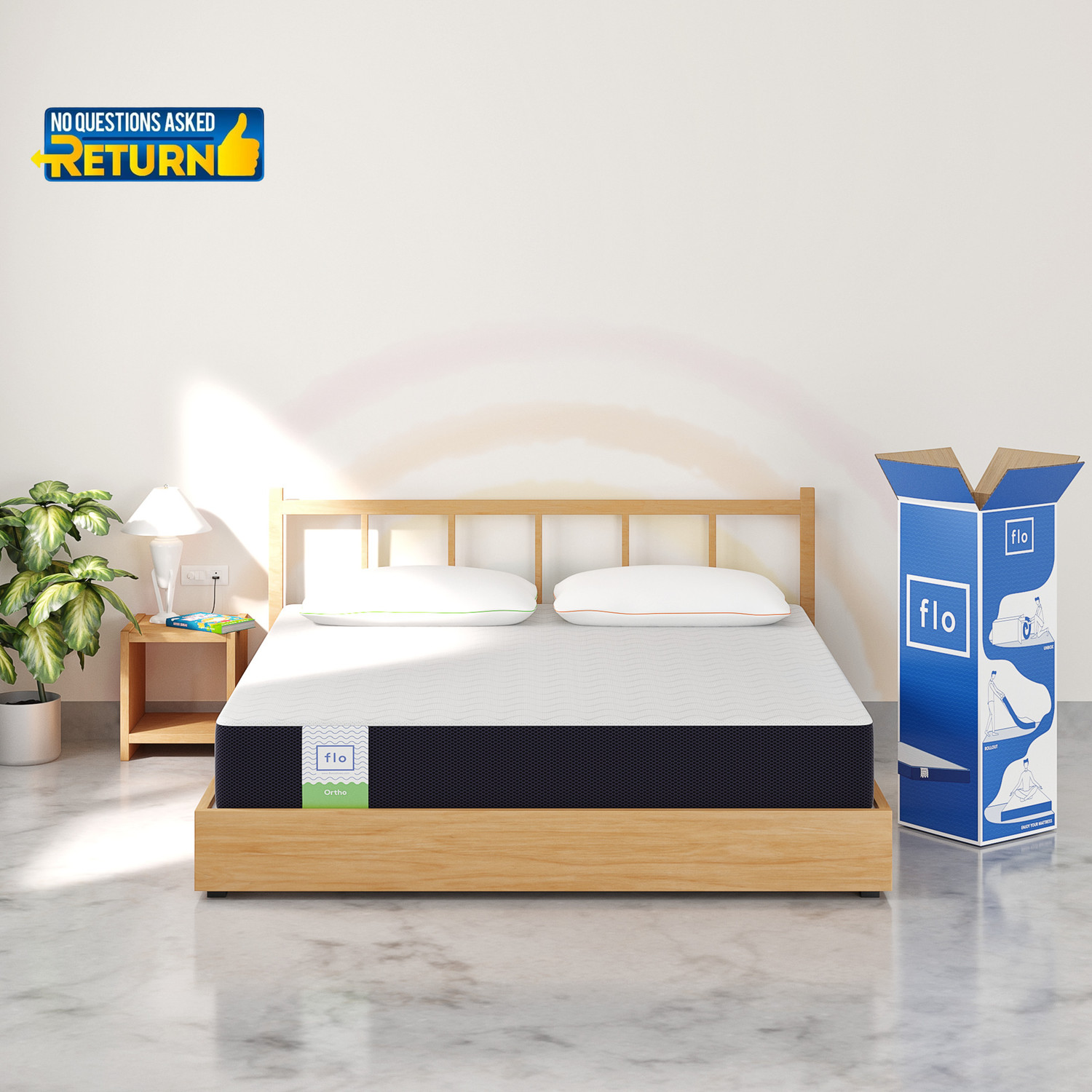 Image of FLO Ortho 6 inch King PU Foam Mattress