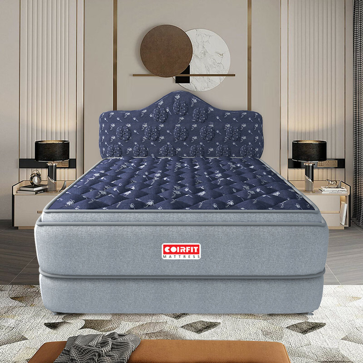 Image of COIRFIT LUXURINO Pillow Top with ISPT Tech. 10 inch Queen Bonnell Spring Mattress