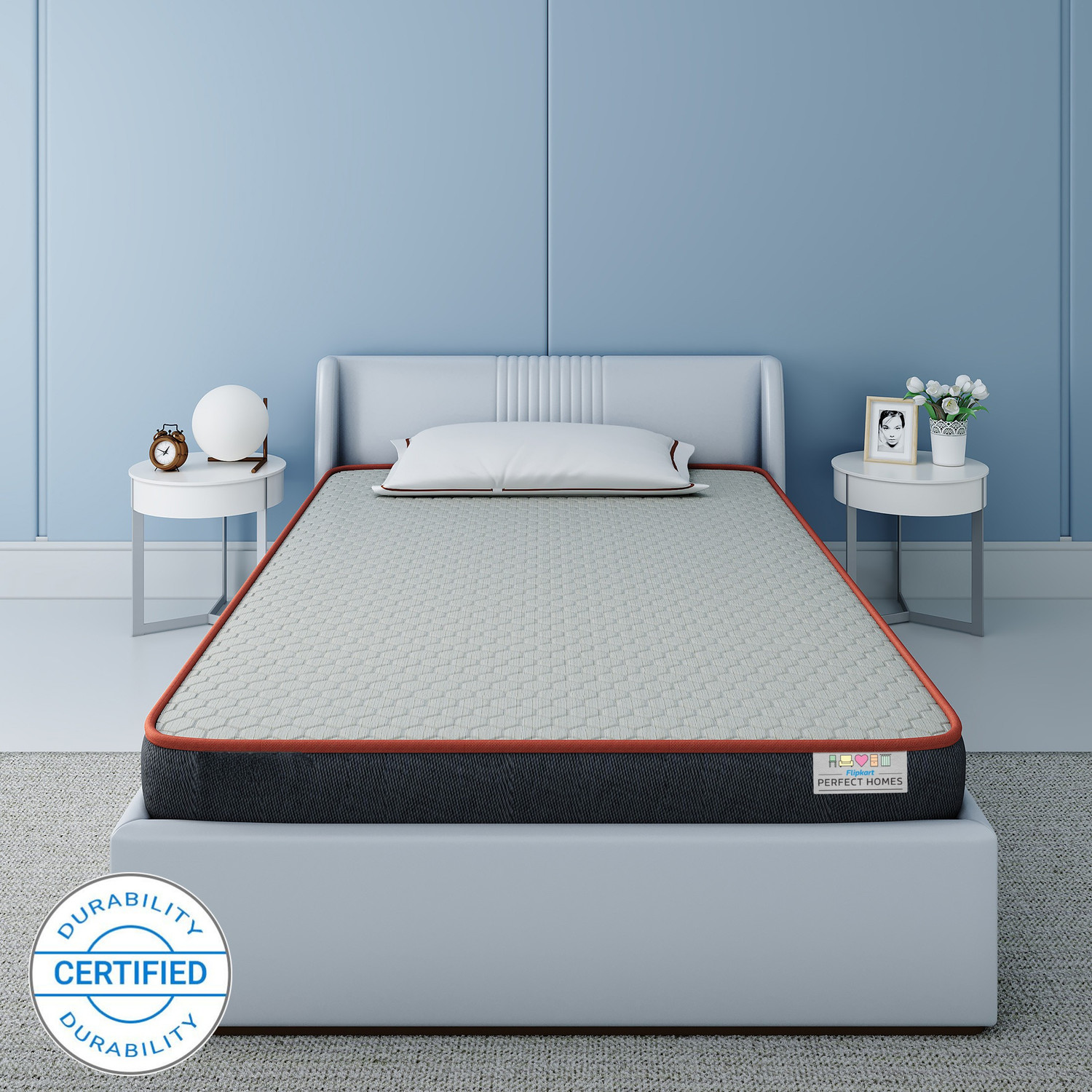 Image of Flipkart Perfect Homes Dual Comfort Hard & Soft 5 inch Single High Resilience (HR) Foam Mattress