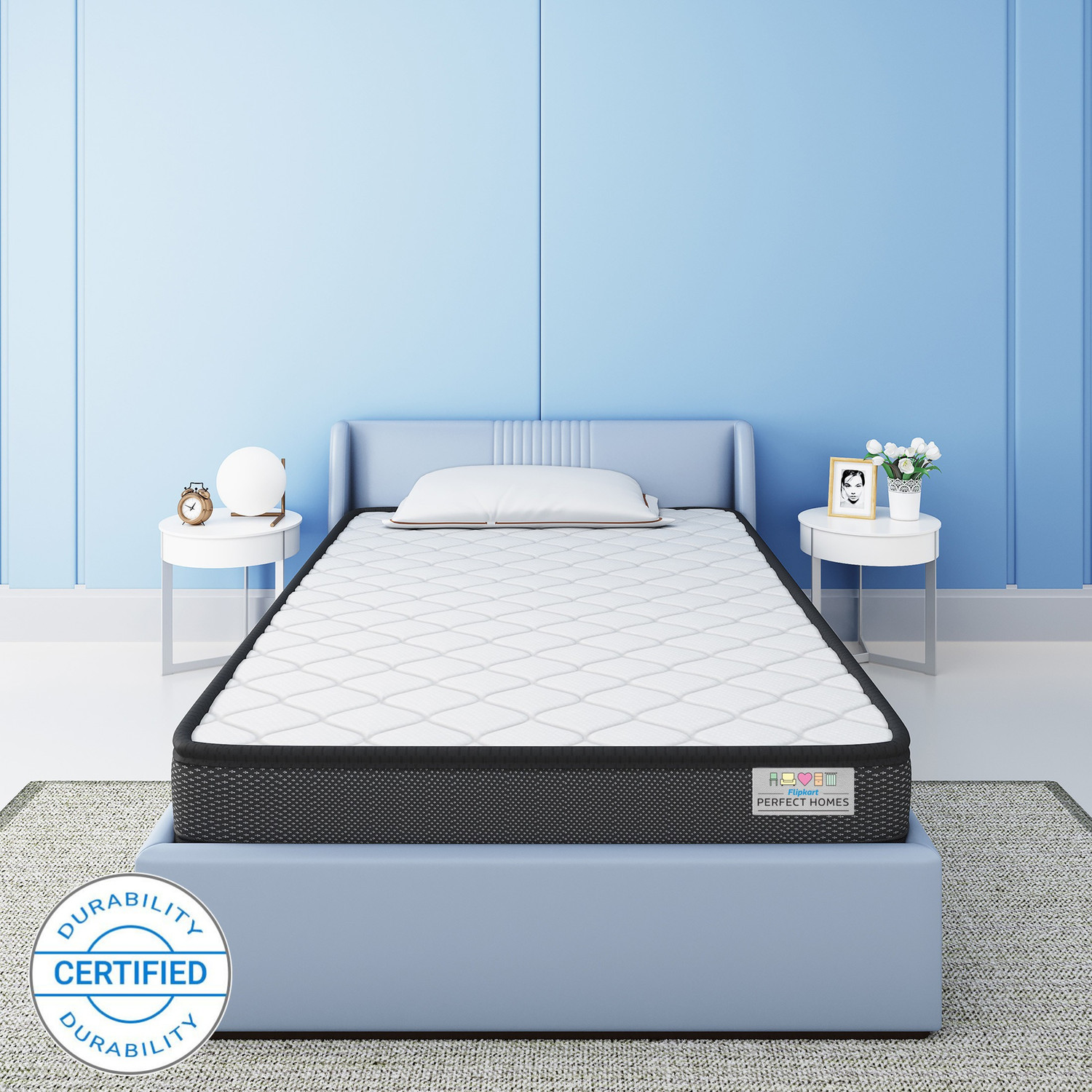 Image of Flipkart Perfect Homes Orthopedic High Density 4 inch King Bonded Foam Mattress