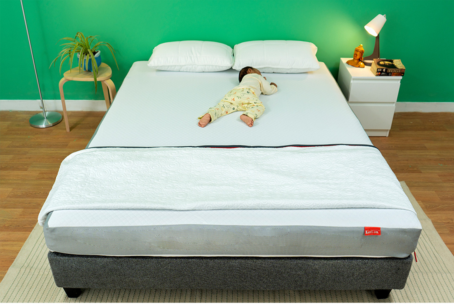 Image of KURLON Ortho, Medium-Firm Support 7 inch Single Memory Foam Mattress