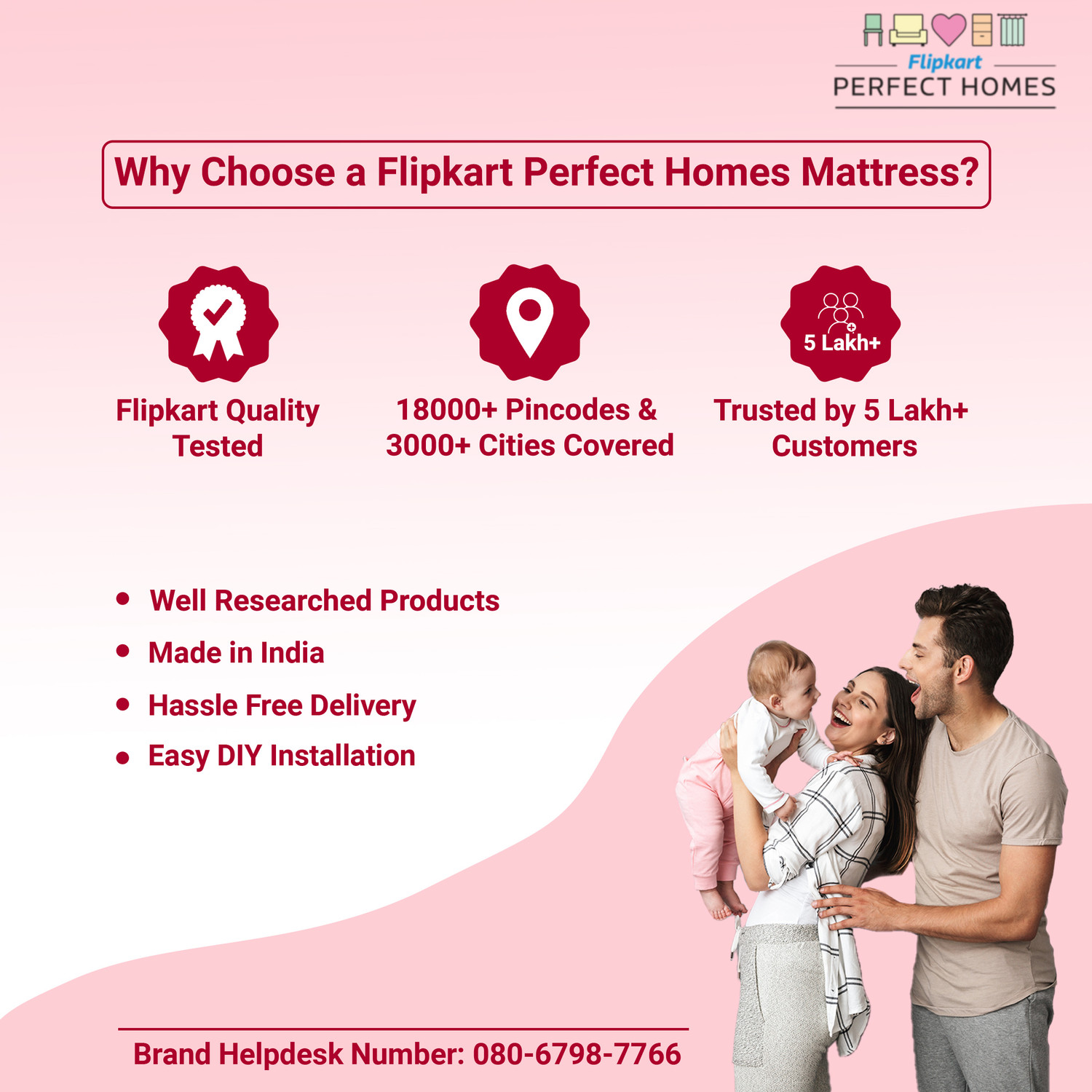 Image of Flipkart Perfect Homes Rhea 4 inch Single PU Foam Mattress