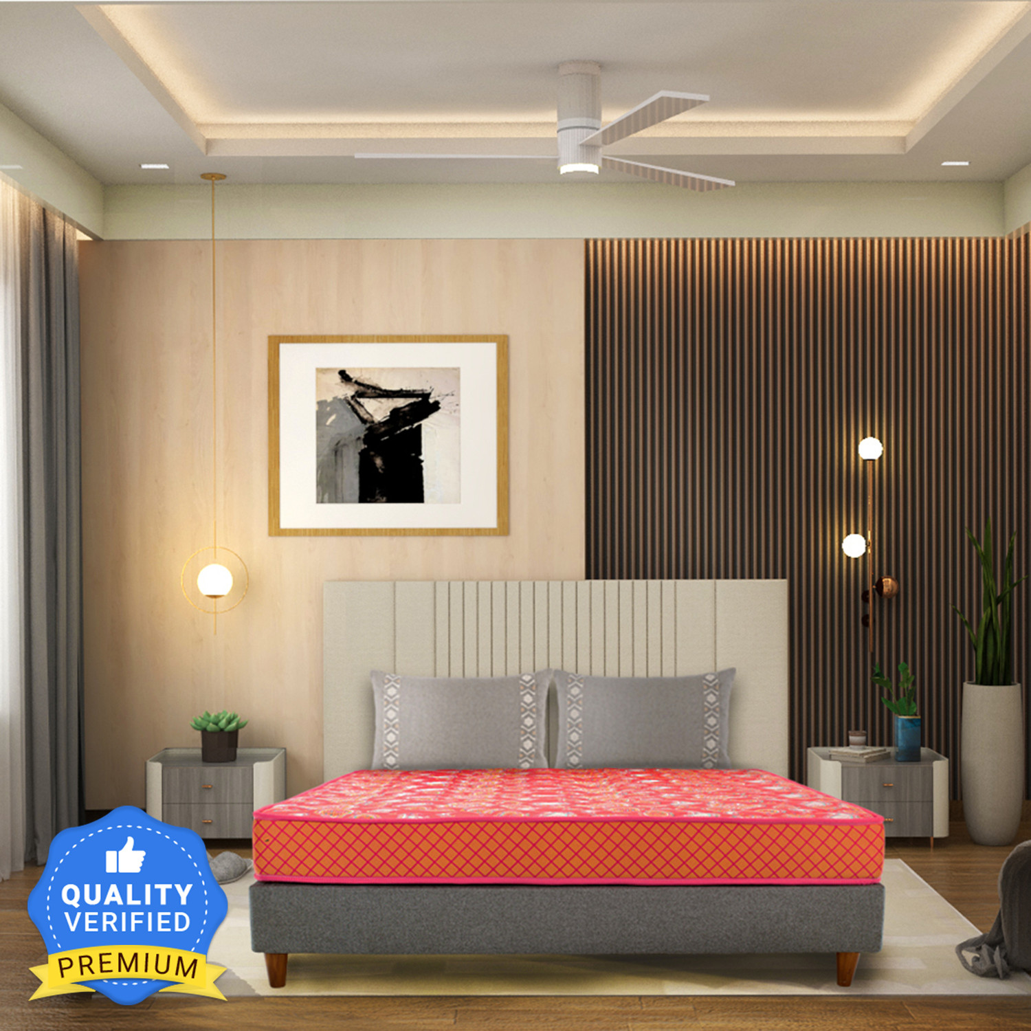 Image of KURLON Natural Product, Firm Support 6 inch Queen Coir Mattress