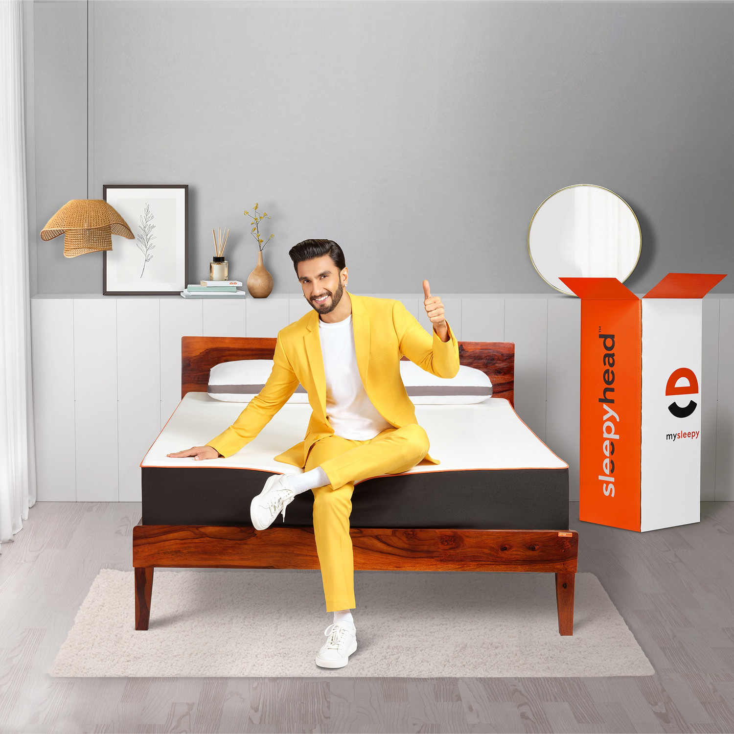 Image of Sleepyhead Original - BodyIQ Orthopedic Memory Foam 5 inch King High Density (HD) Foam Mattress