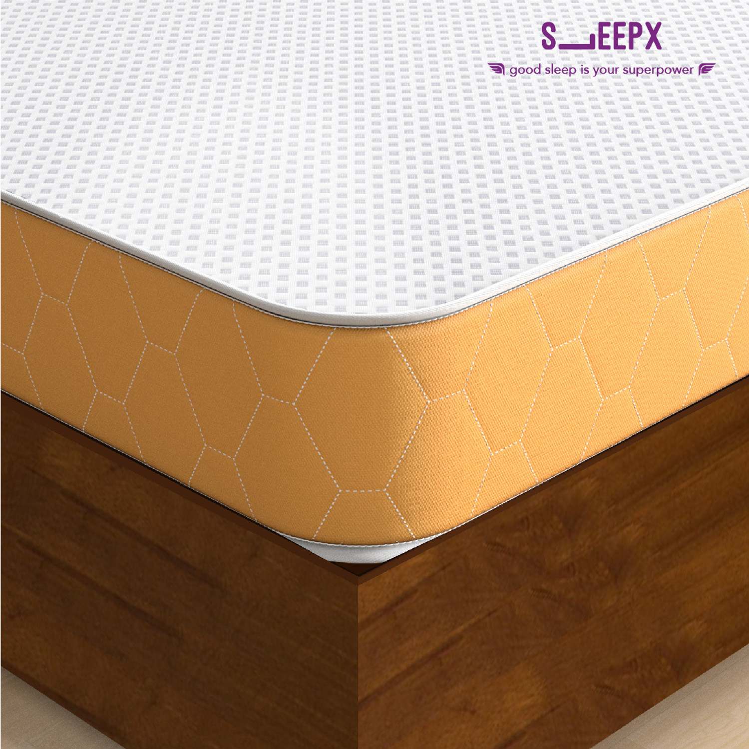 Image of Sleepwell Dual Medium Soft & Hard 5 inch King High Density (HD) Foam Mattress