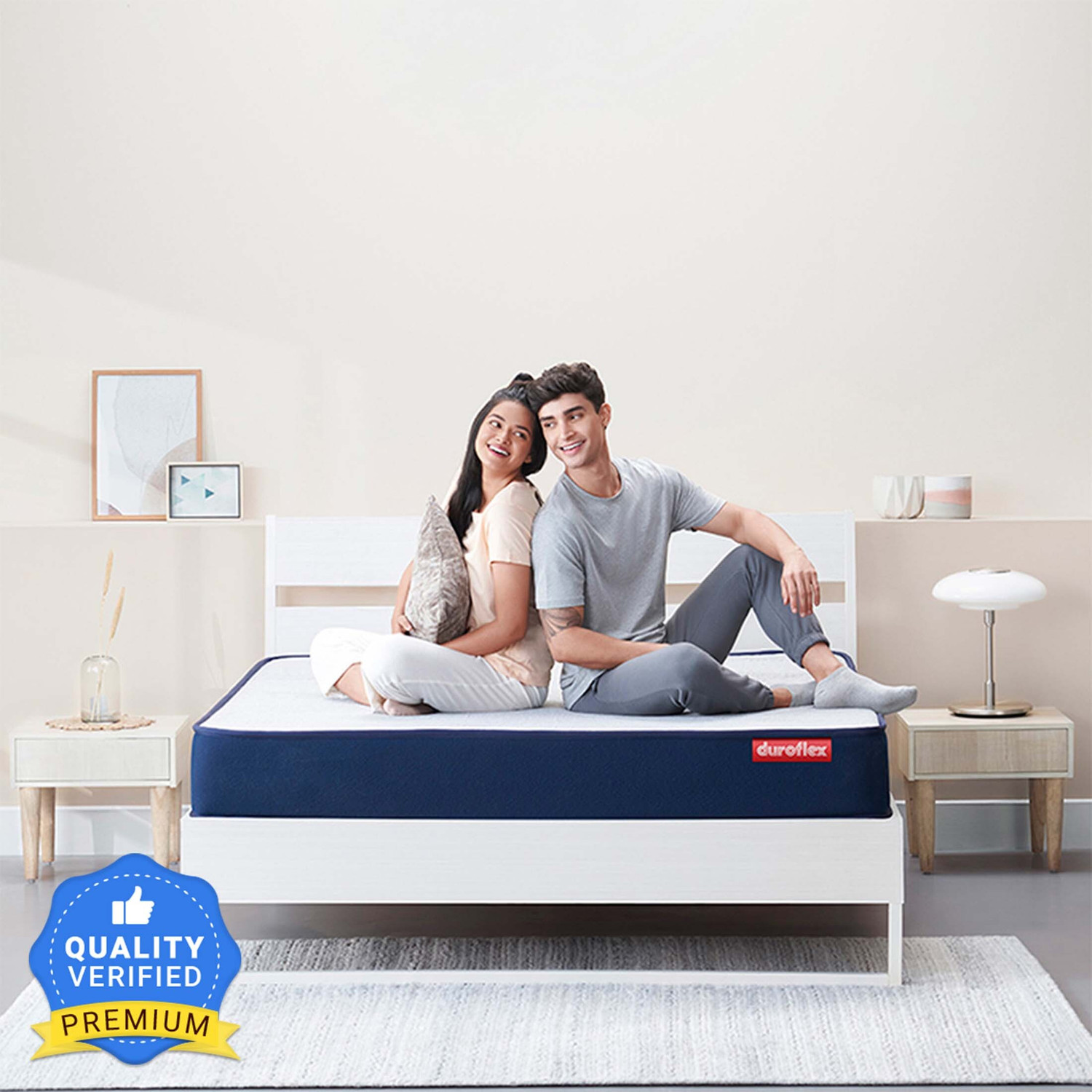 Image of Duroflex Livein Duropedic with Doctor Recommended 5 Zone Orthopedic Support Layer 6 inch King Memory Foam Mattress