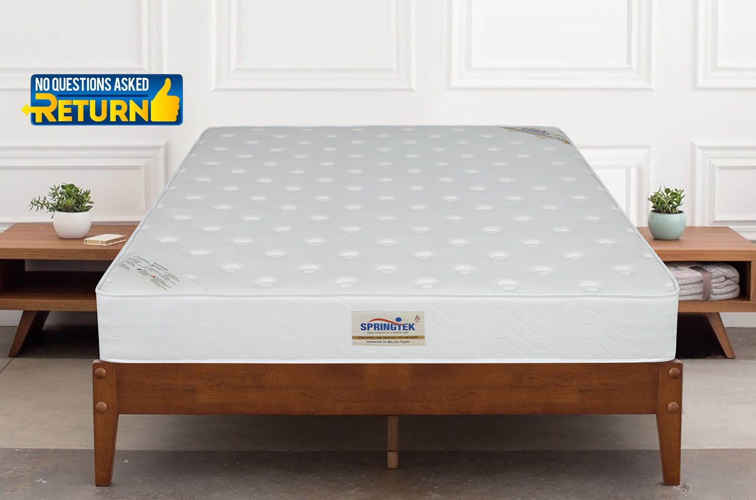 Image of SPRINGTEK Ortho Pocket Spring Premium 6 inch Queen Pocket Spring Mattress