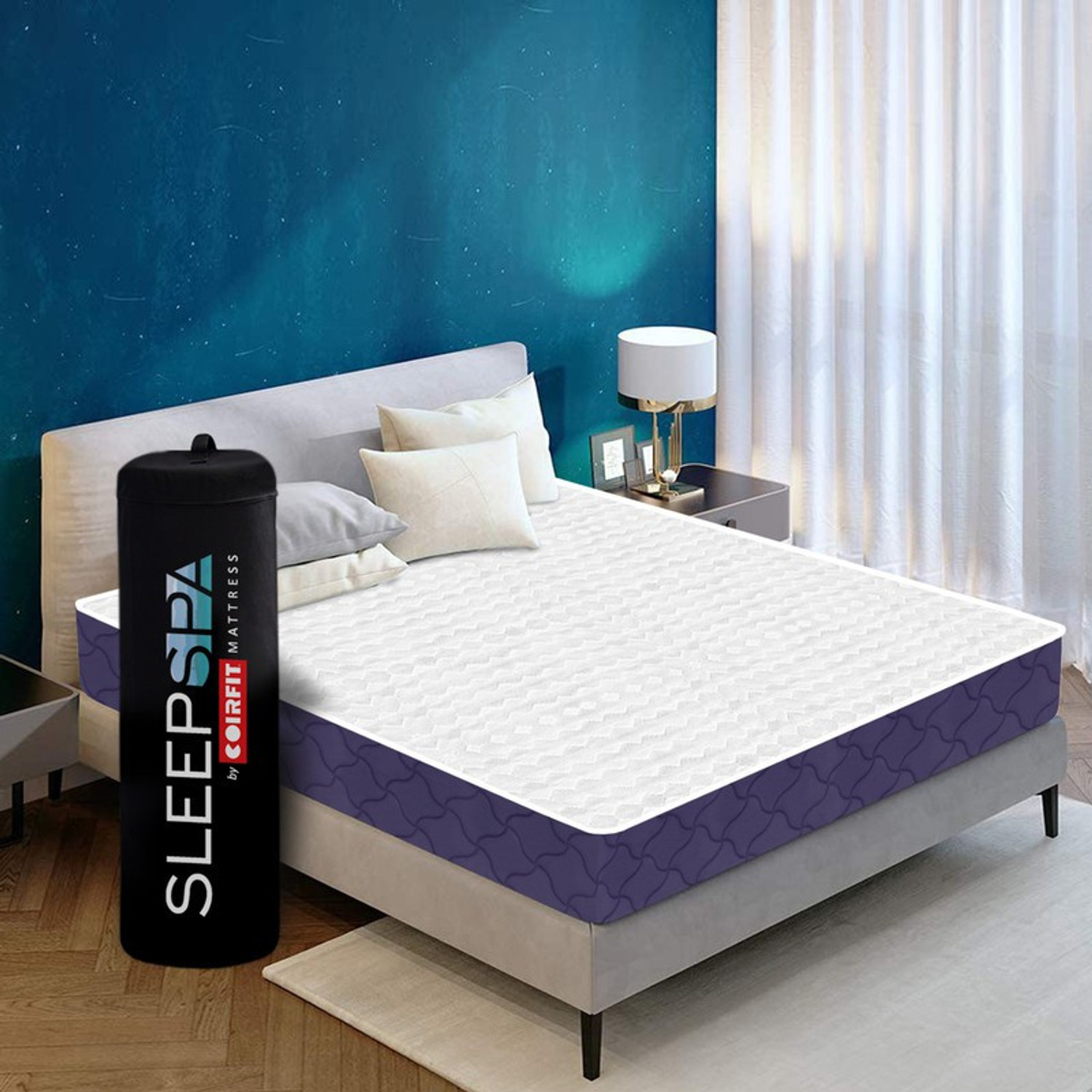 SLEEP SPA LA SWIRL COOLING GEL CONVULATED with HerbFRESH TECHNOLOGY