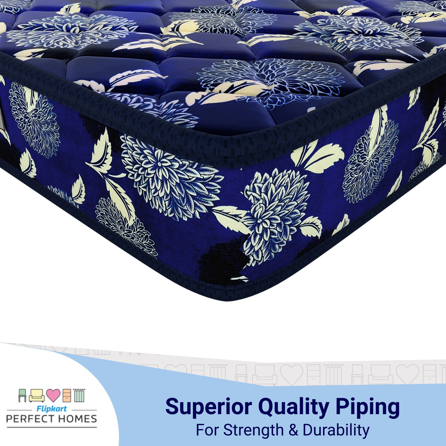 Image of Flipkart Perfect Homes Tysche Orthopedic 5 inch Queen Coir Mattress