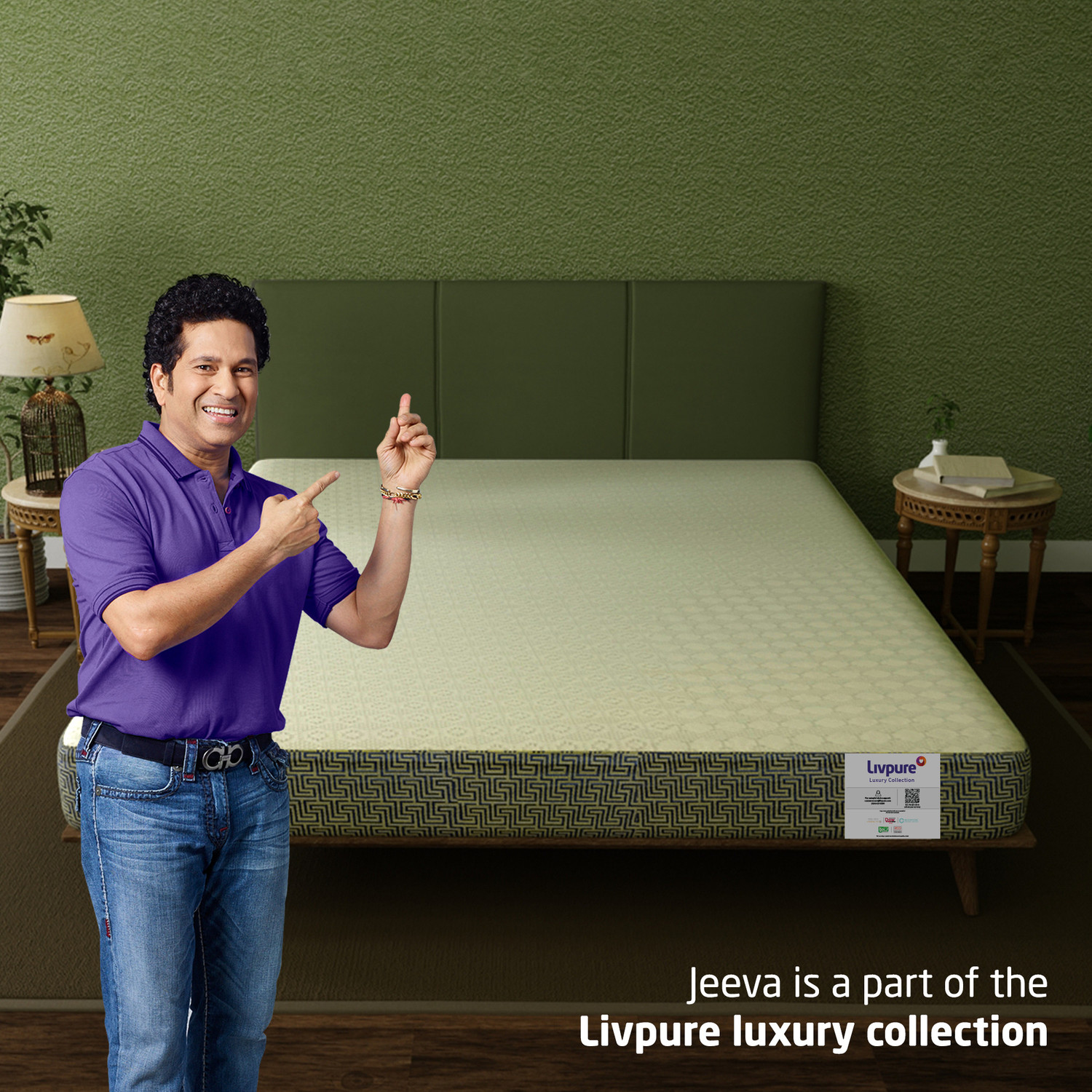 Image of Livpure Smart Jeeva 6 inch Single Natural Latex Mattress