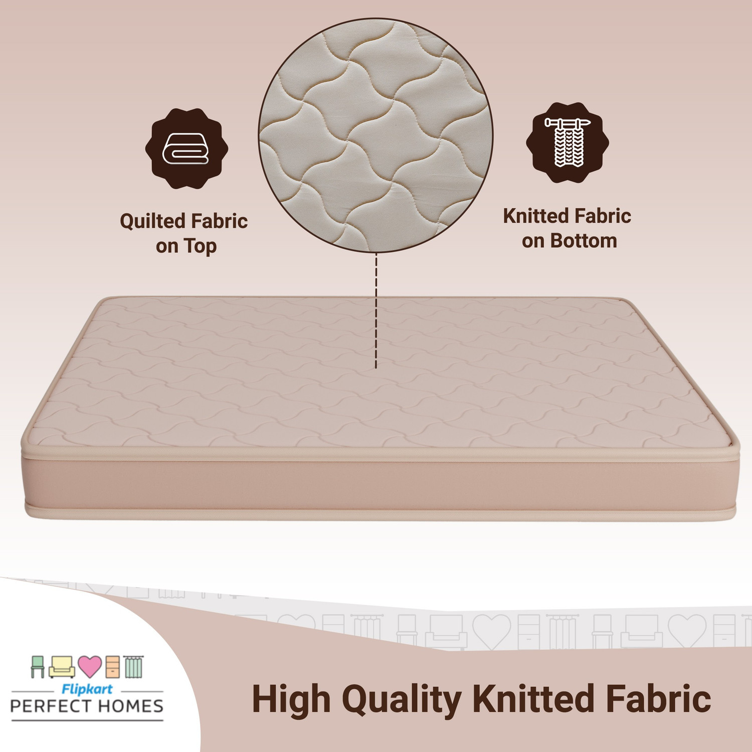 Image of Flipkart Perfect Homes Pherebus 5 inch Single Coir Mattress