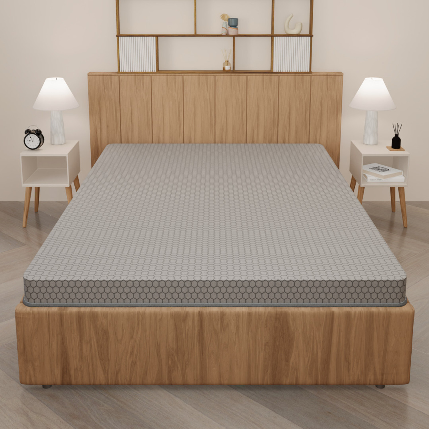 SleepyHug Spinex Plus 3 inch Single High Resilience (HR) Foam Mattress