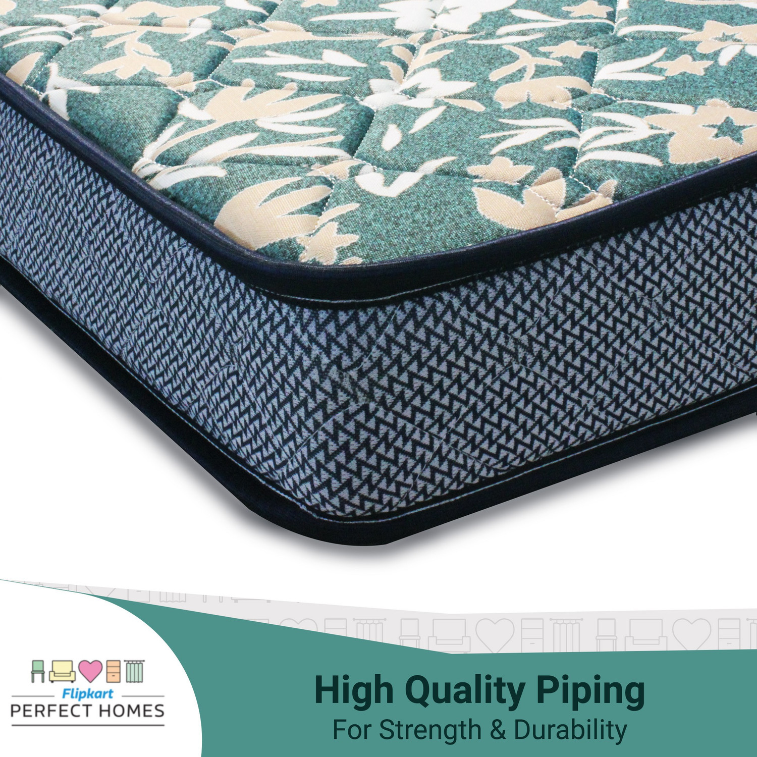 Flipkart Perfect Homes Zeus 5 inch Double PU Foam Mattress (L x W 78