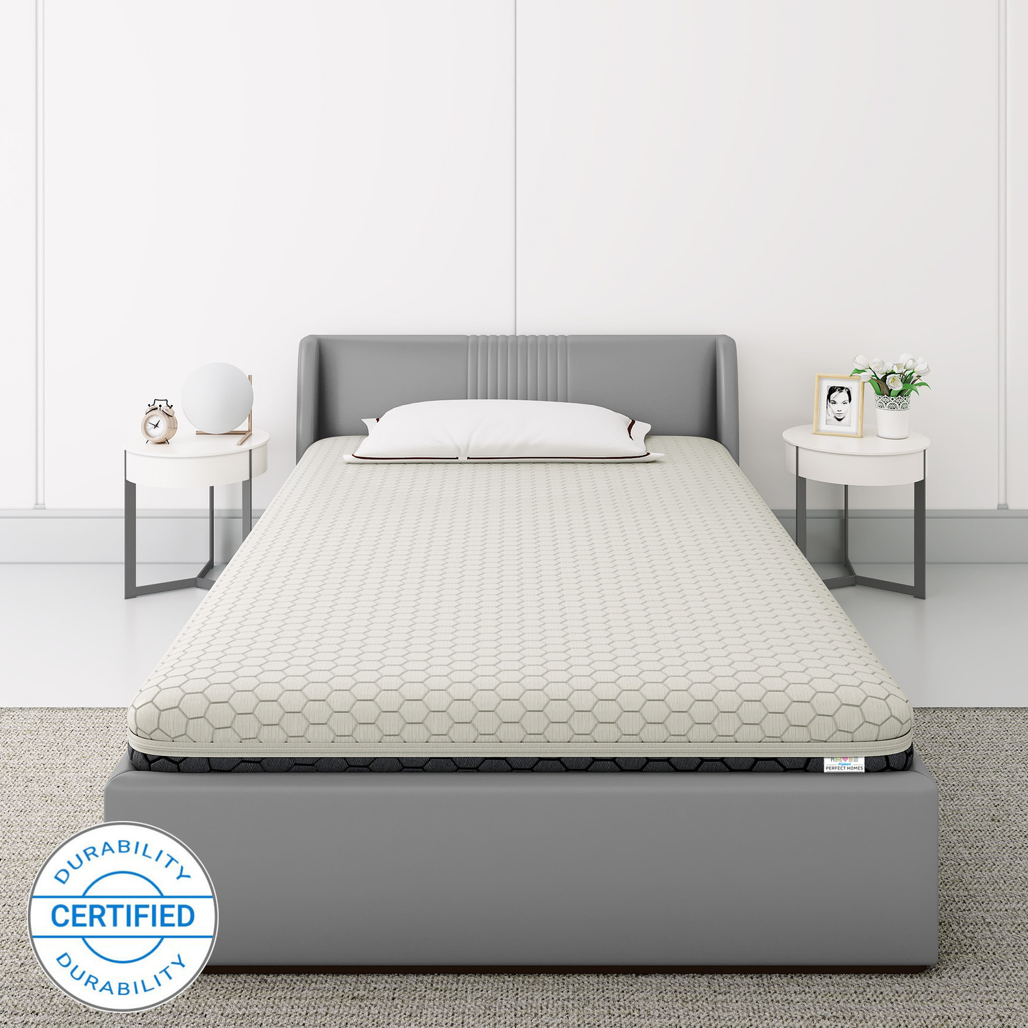 Image of Flipkart Perfect Homes GenNXT Orthopedic Memory 7 inch Single PU Foam Mattress