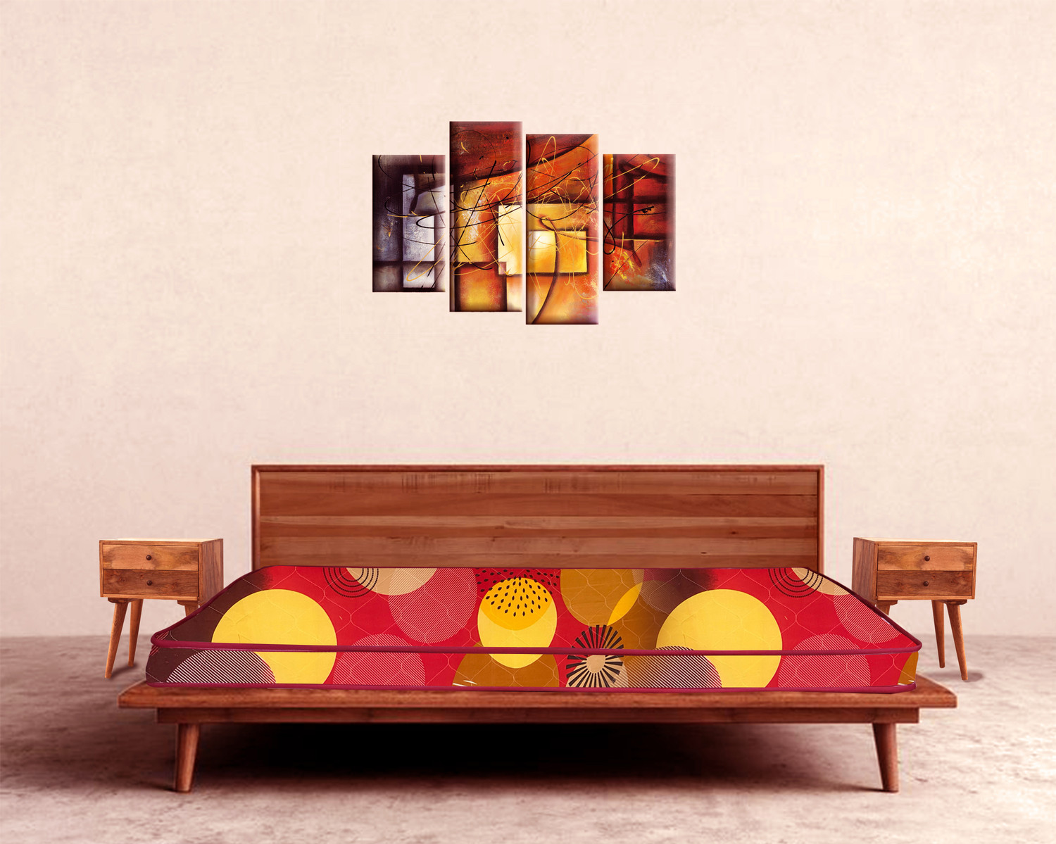 Image of spinecure mattress Spinecure OrthoX 4 inch Queen Bed Size Mattress, Firm (75 x 60 x 4 Inches) 4 inch Queen EPE Foam Mattress