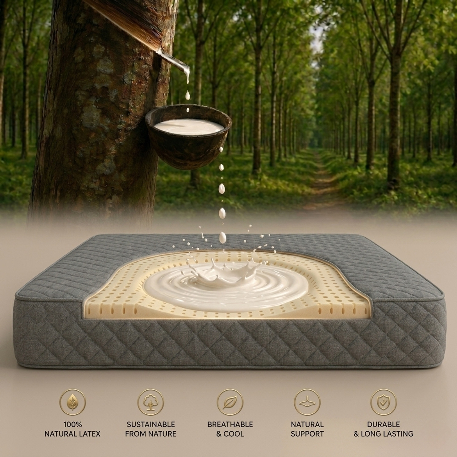 Image of COLOFLY Three Fold Ep 2 inch Single Cotton Mattress (L x W: 72 inch x 30 inch)