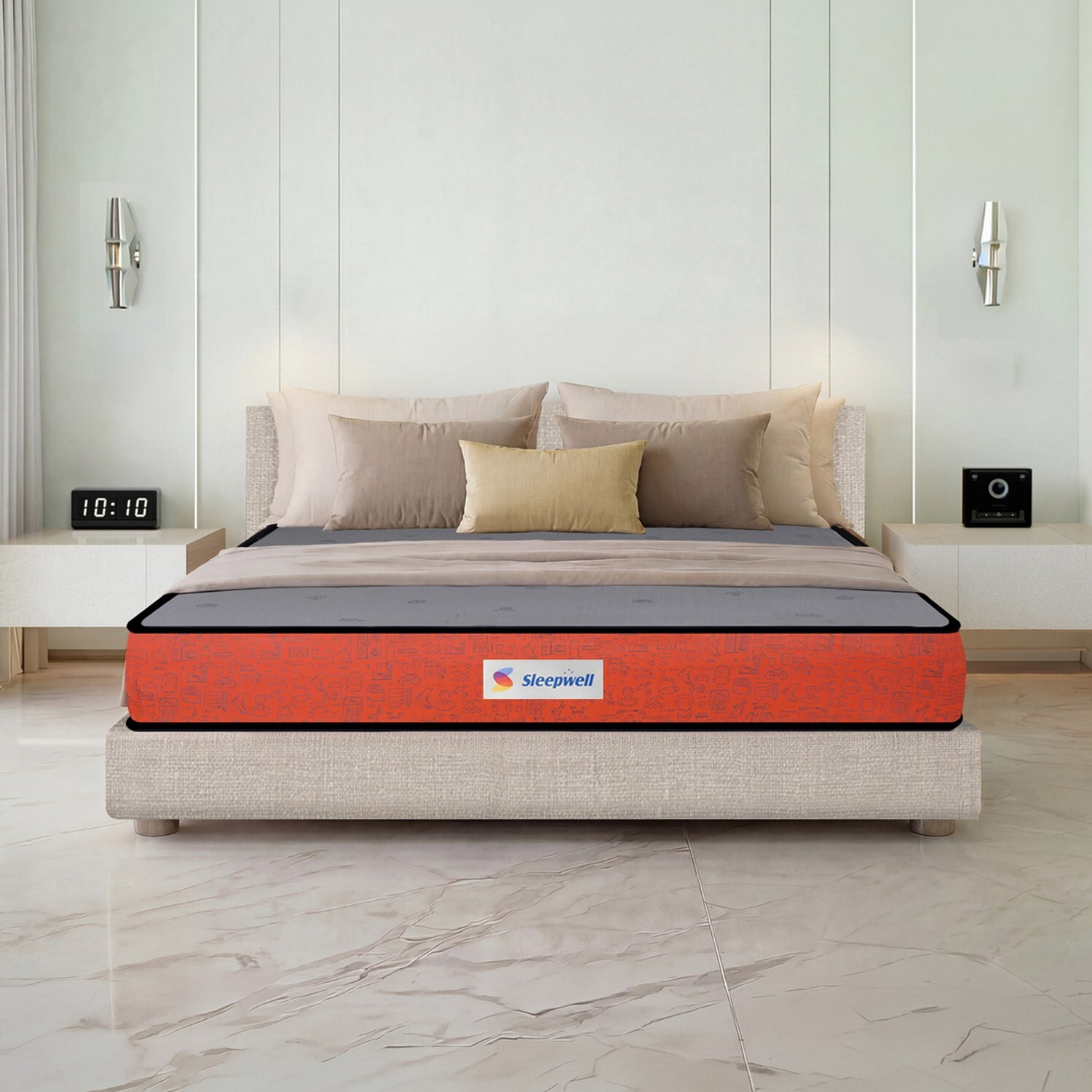 Image of Duroflex Strength Duropedic - Doctor Recommended 5 Zone Dual Density Orthopedic Support 7 inch Queen Coir Mattress (L x W: 75 inch x 66 inch)