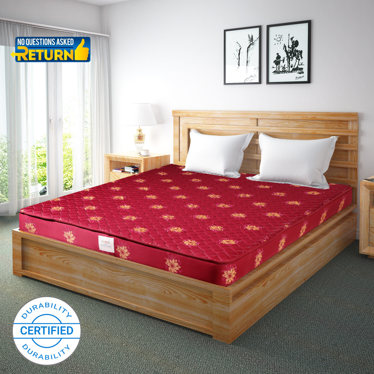 Image of Flipkart Perfect Homes Tysche Orthopedic 5 inch Double Coir Mattress