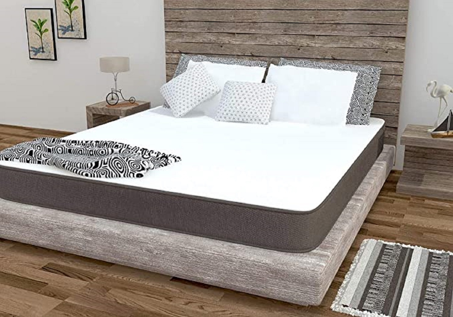 Image of Wakeup India Imperious Mattress | Spine Align Orthopedic 6 inch King PU Foam Mattress