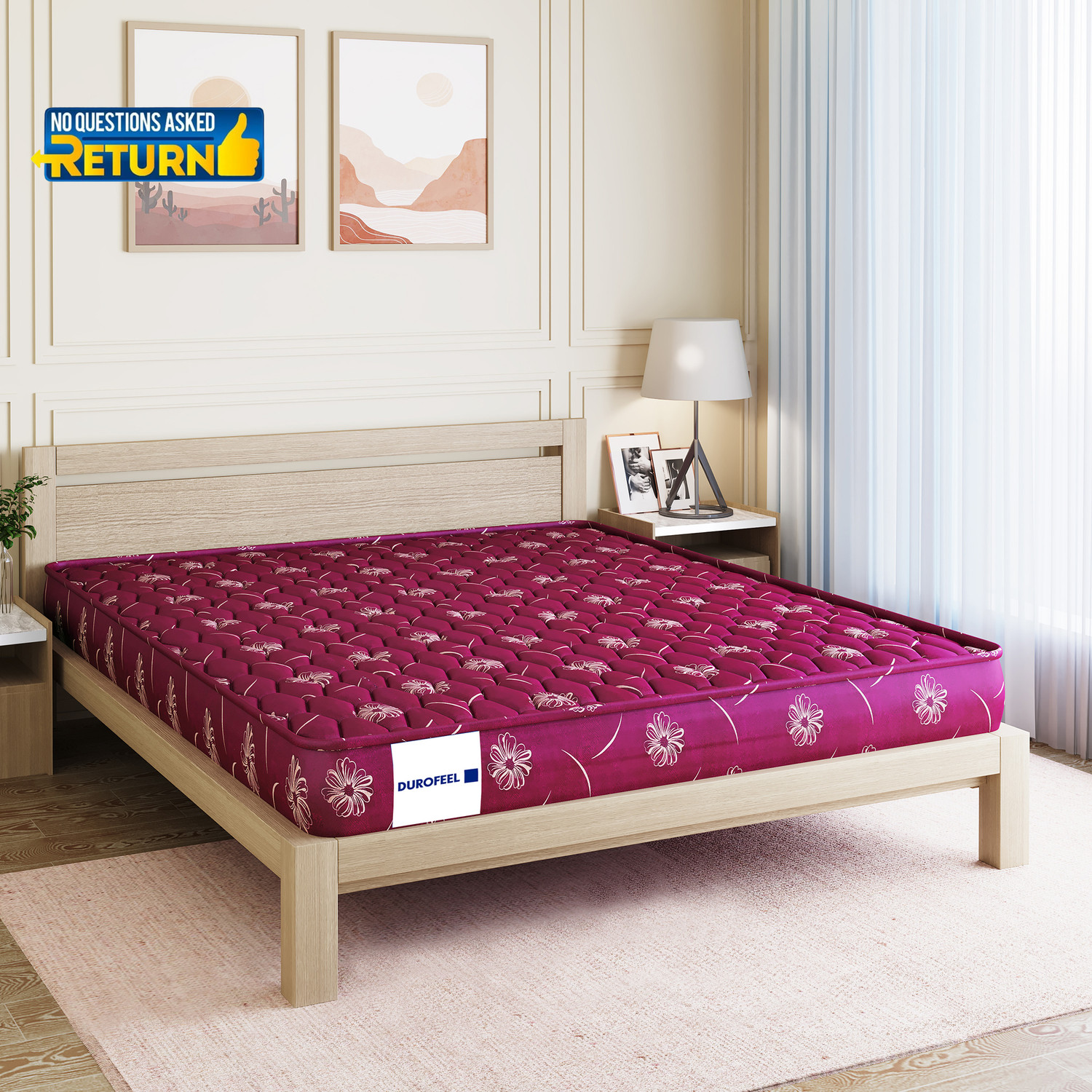 Image of DUROFEEL ELITE 4 inch King PU Foam Mattress