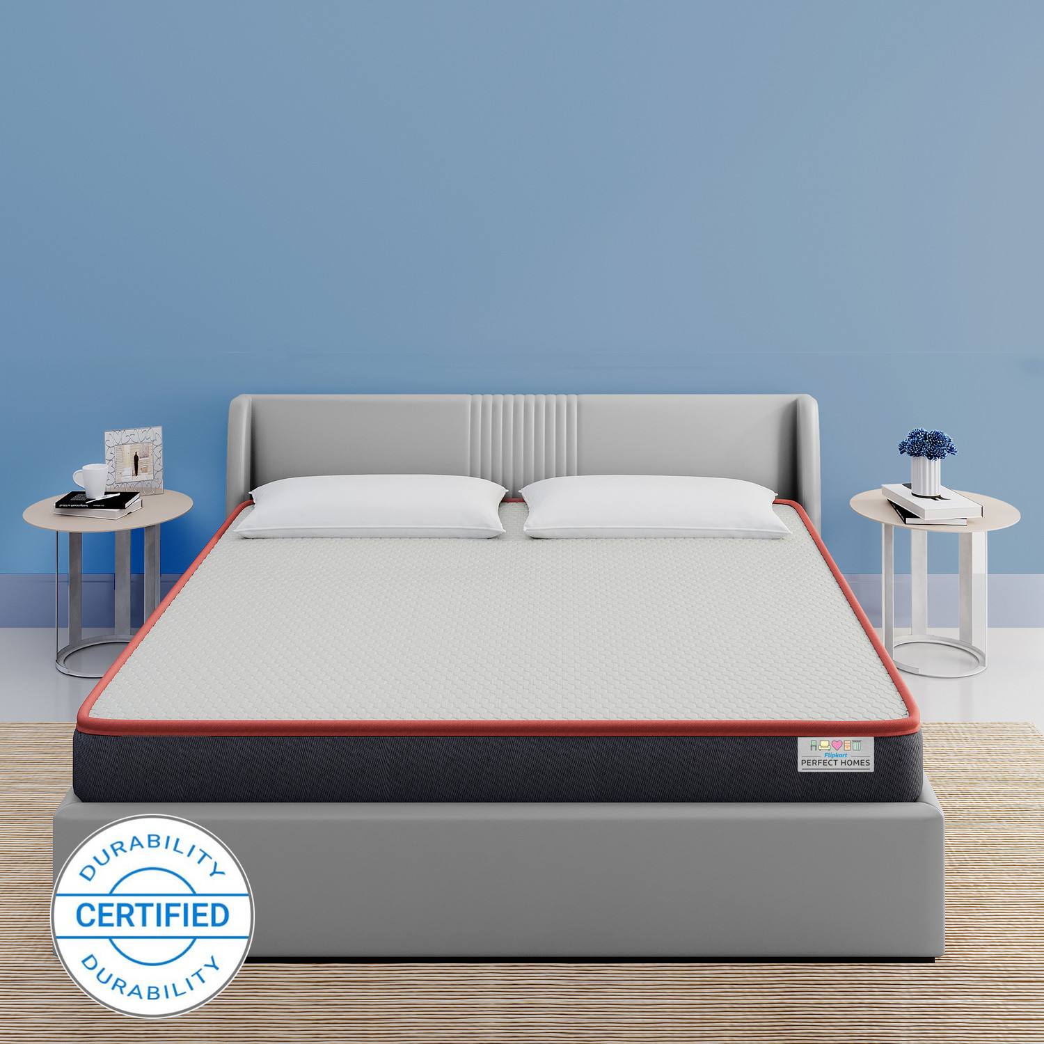 Image of Flipkart Perfect Homes Dual Comfort Hard & Soft 5 inch King High Resilience (HR) Foam Mattress