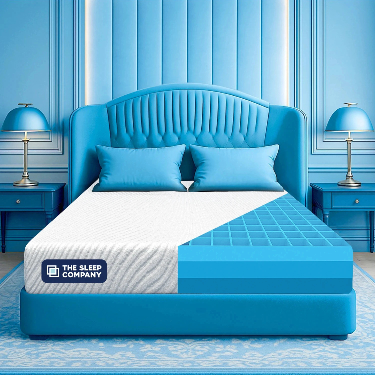 The Sleep Company SmartGRID Orthopedic 72x72 6 inch King High Density 