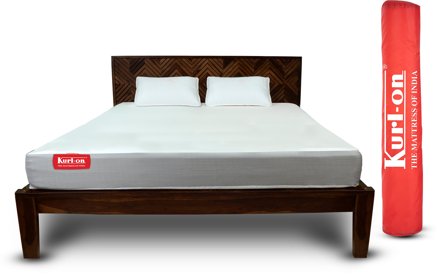 Image of KURLON Ortho, Medium-Firm Support 7 inch Single Memory Foam Mattress