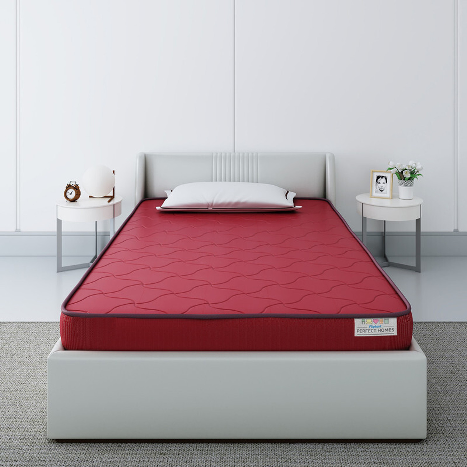 Image of Flipkart Perfect Homes Bliss - Orthopedic 4 inch Single PU Foam Mattress