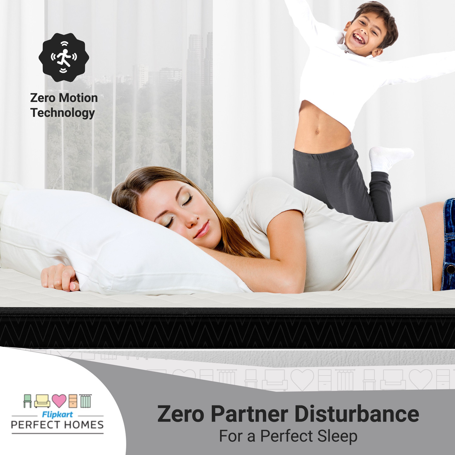 Image of Flipkart Perfect Homes Morpheus 6 inch Queen Pocket Spring Mattress