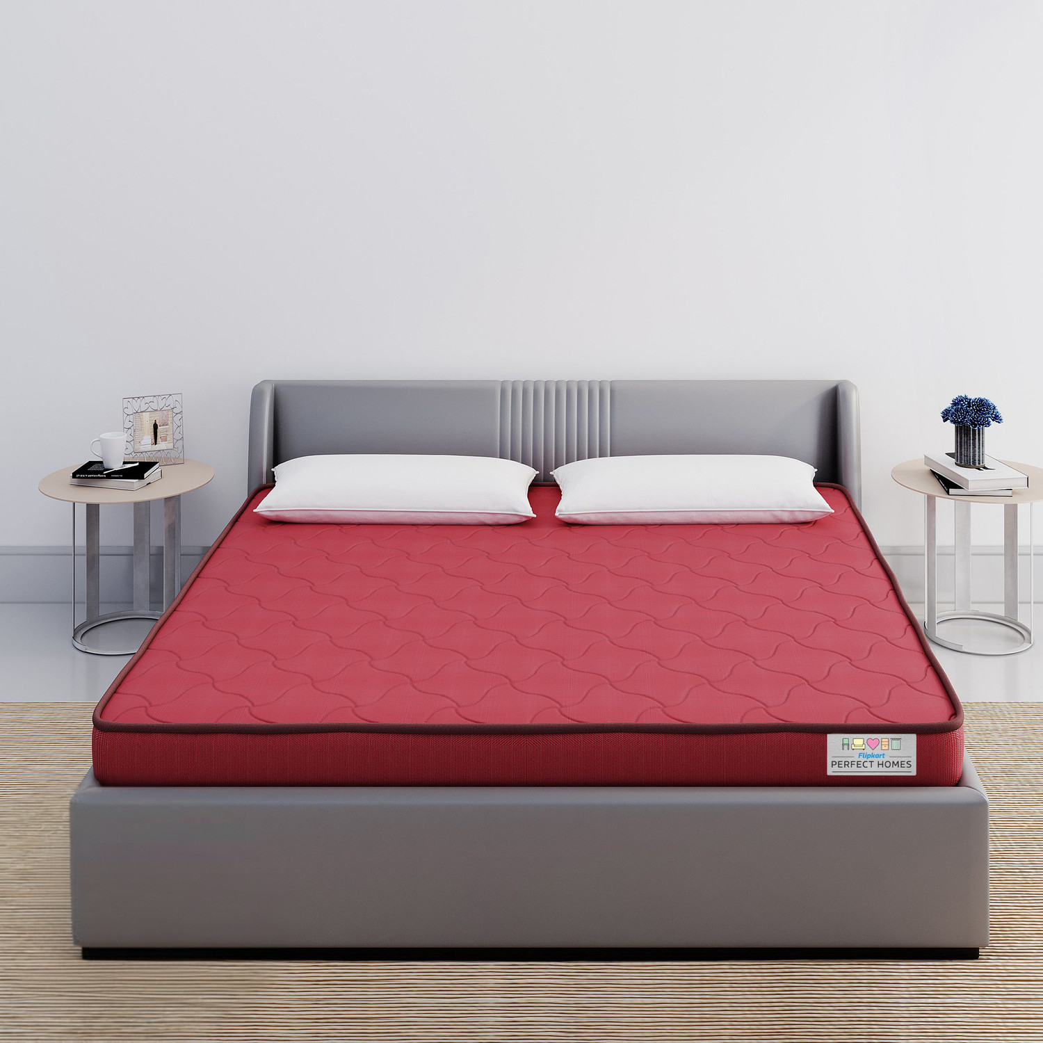 Image of Flipkart Perfect Homes Gem 5 inch King High Resilience (HR) Foam Mattress (L x W: 72 inch x 72 inch)