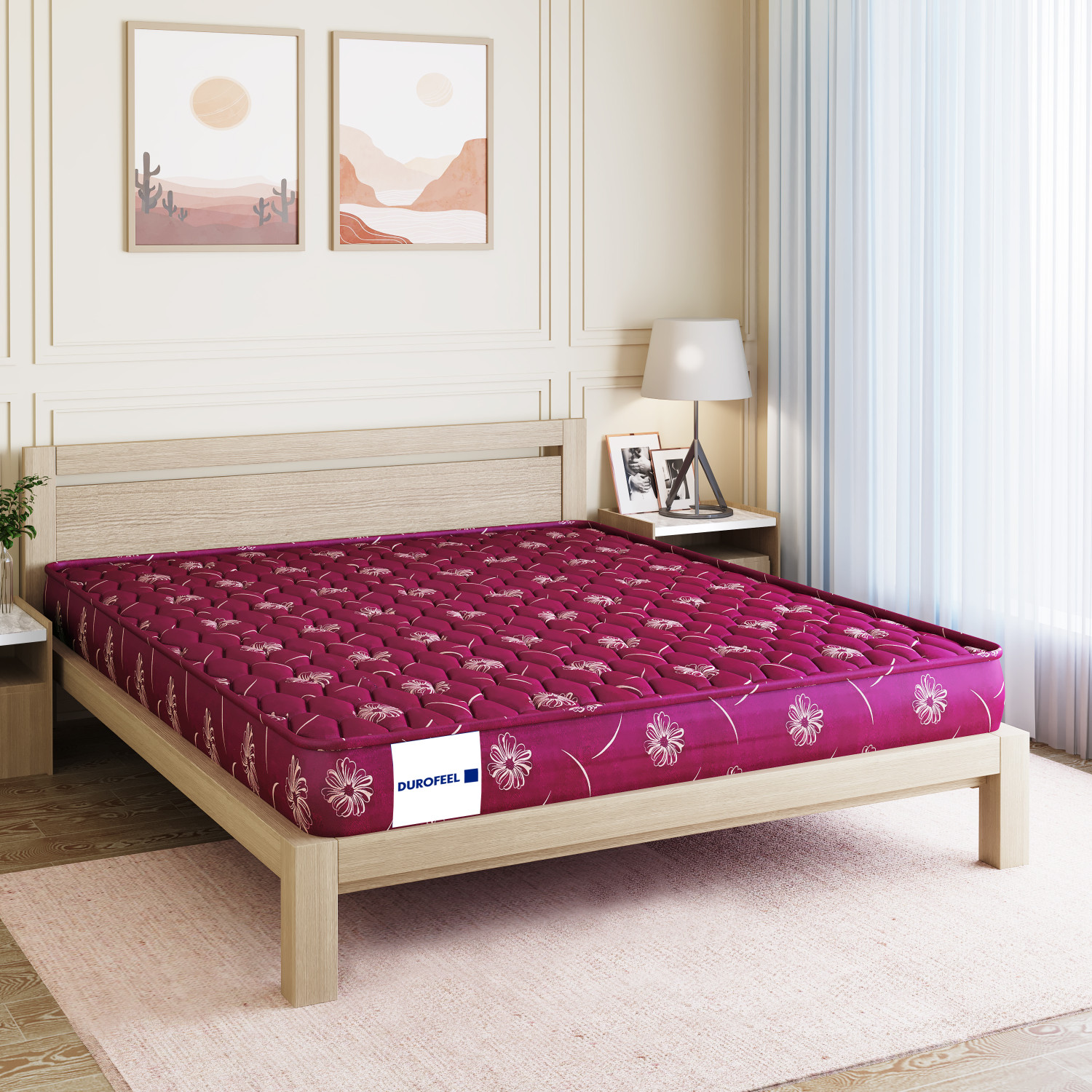 Image of DUROFEEL ELITE 6 inch Queen PU Foam Mattress