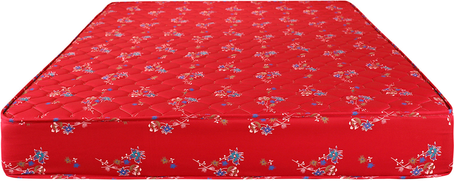 Image of KURLON Rutile, Natural Rubberised Coir Pad, Breathable,Natural Cooling, PU Quilted Top 7 inch Single Coir Mattress