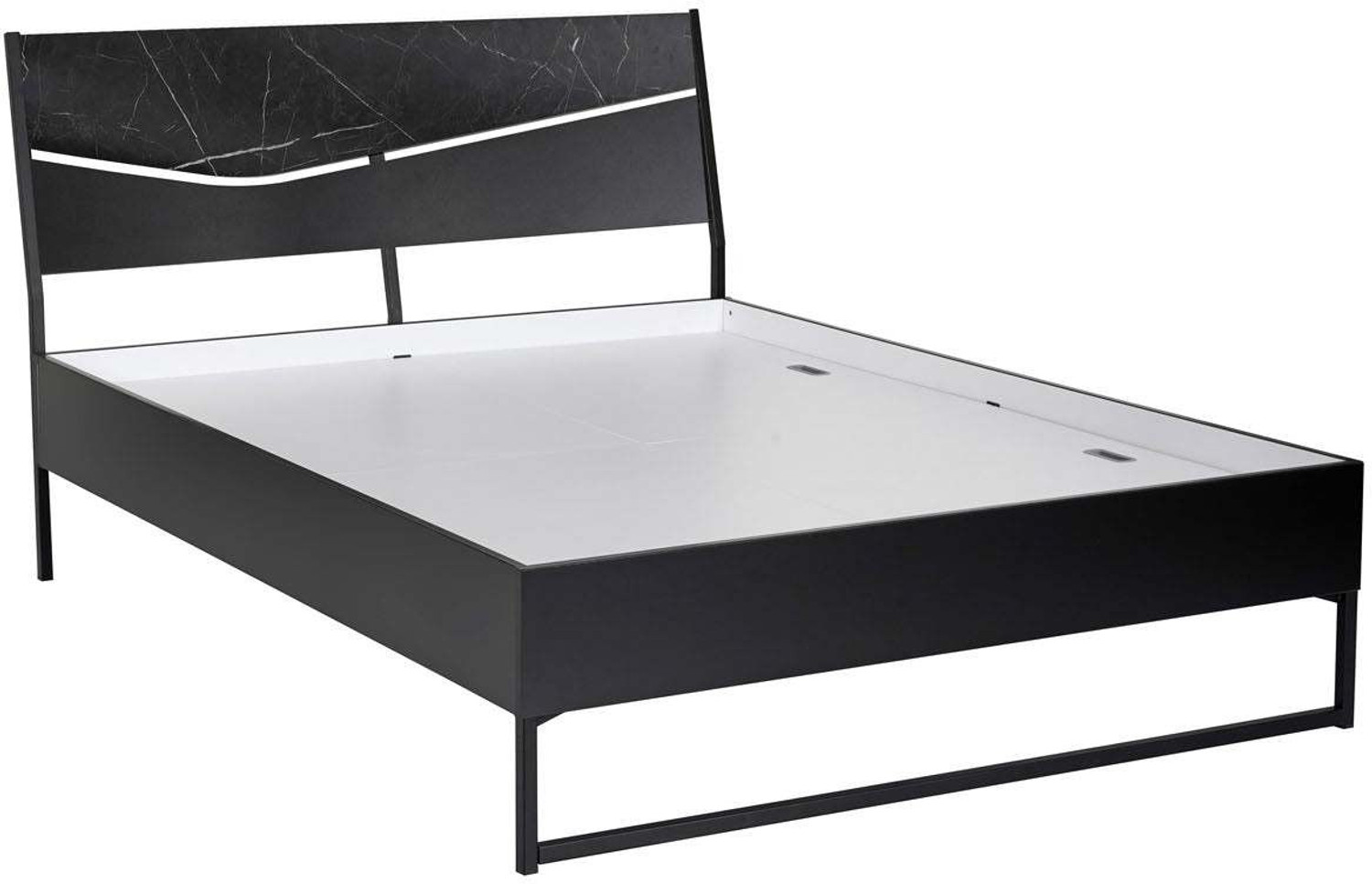 Image of @Home by nilkamal Urbenia Engineered Wood Queen Bed, 217.8 cm x 157 cm (7.15 ft x 5.15 ft)