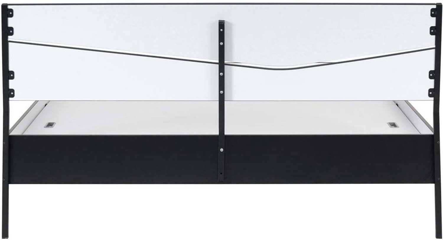 Image of @Home by nilkamal Urbenia Engineered Wood Queen Bed, 217.8 cm x 157 cm (7.15 ft x 5.15 ft)