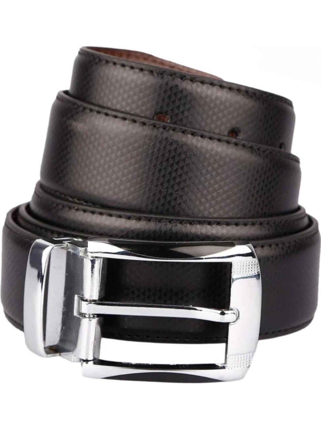 Image of FAZON Men Casual Brown Texas Leatherite Belt