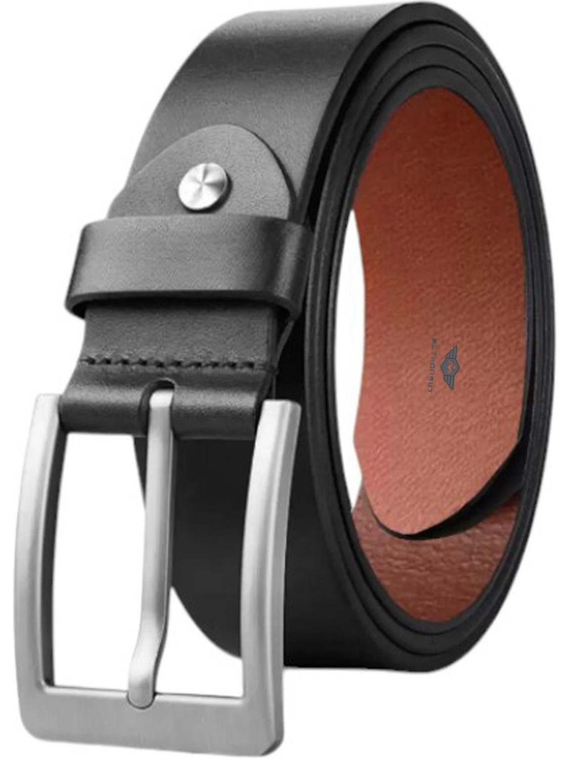 Image of FAZON Men Casual Brown Texas Leatherite Belt