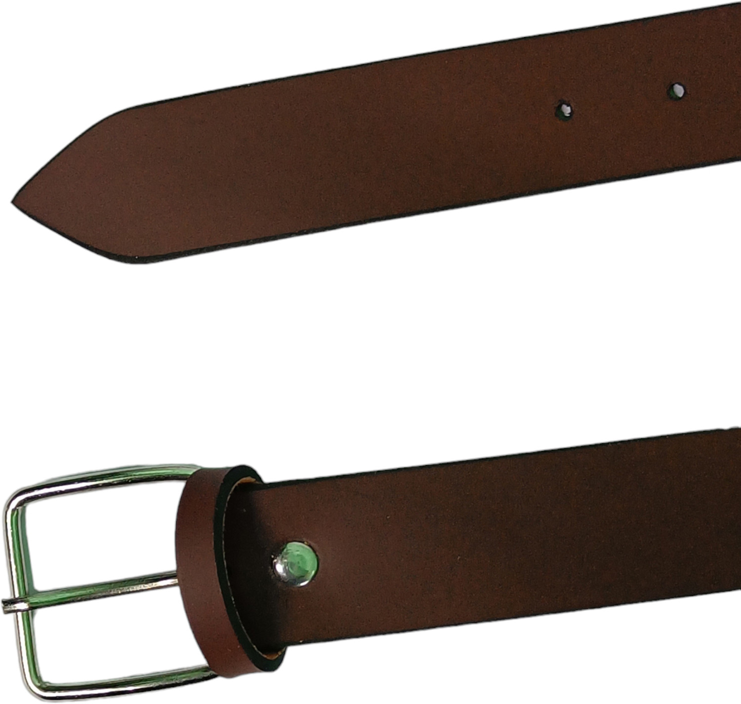 Image of FAZON Men Casual Brown Texas Leatherite Belt