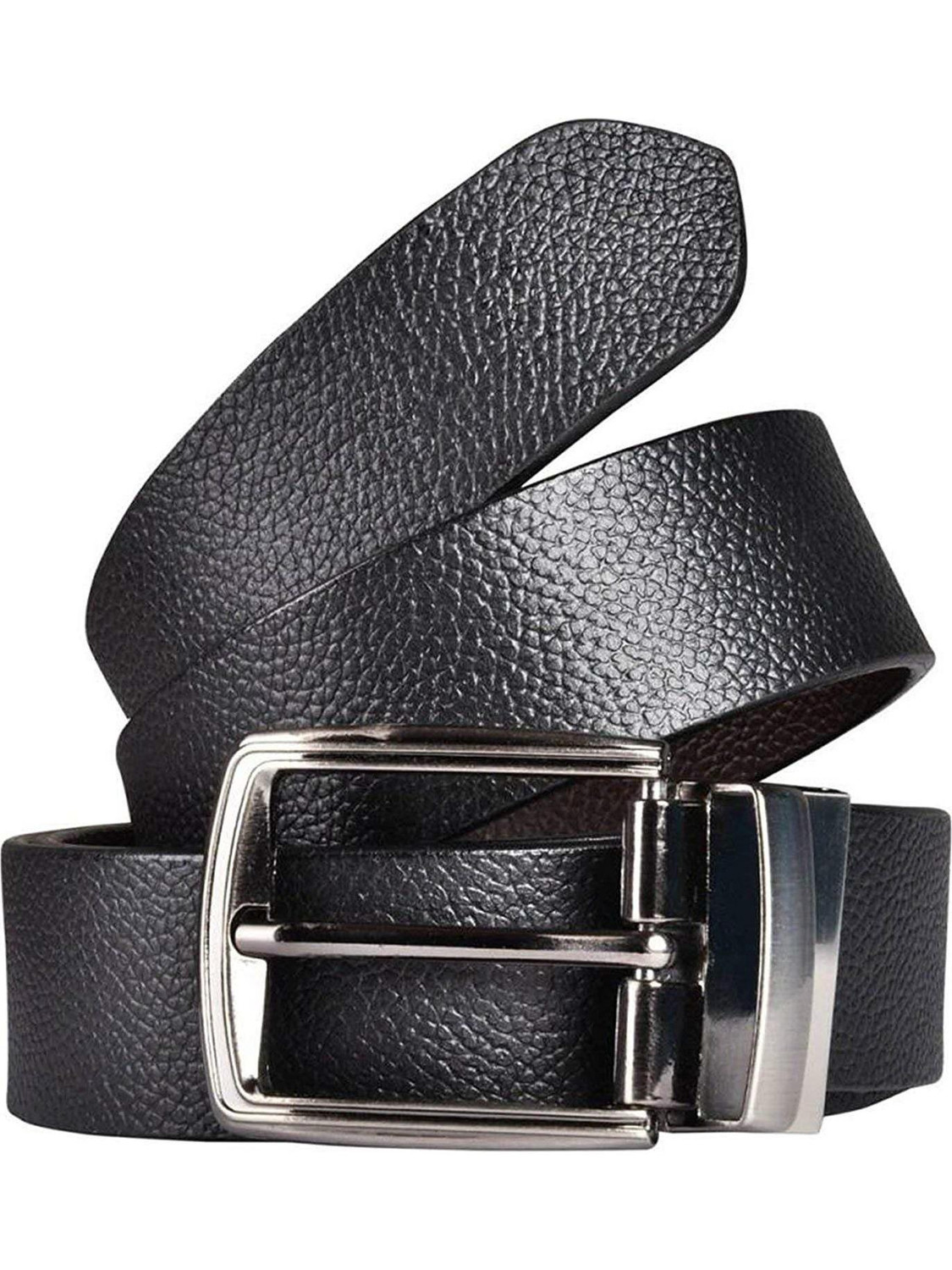 Image of FAZON Men Casual Brown Texas Leatherite Belt