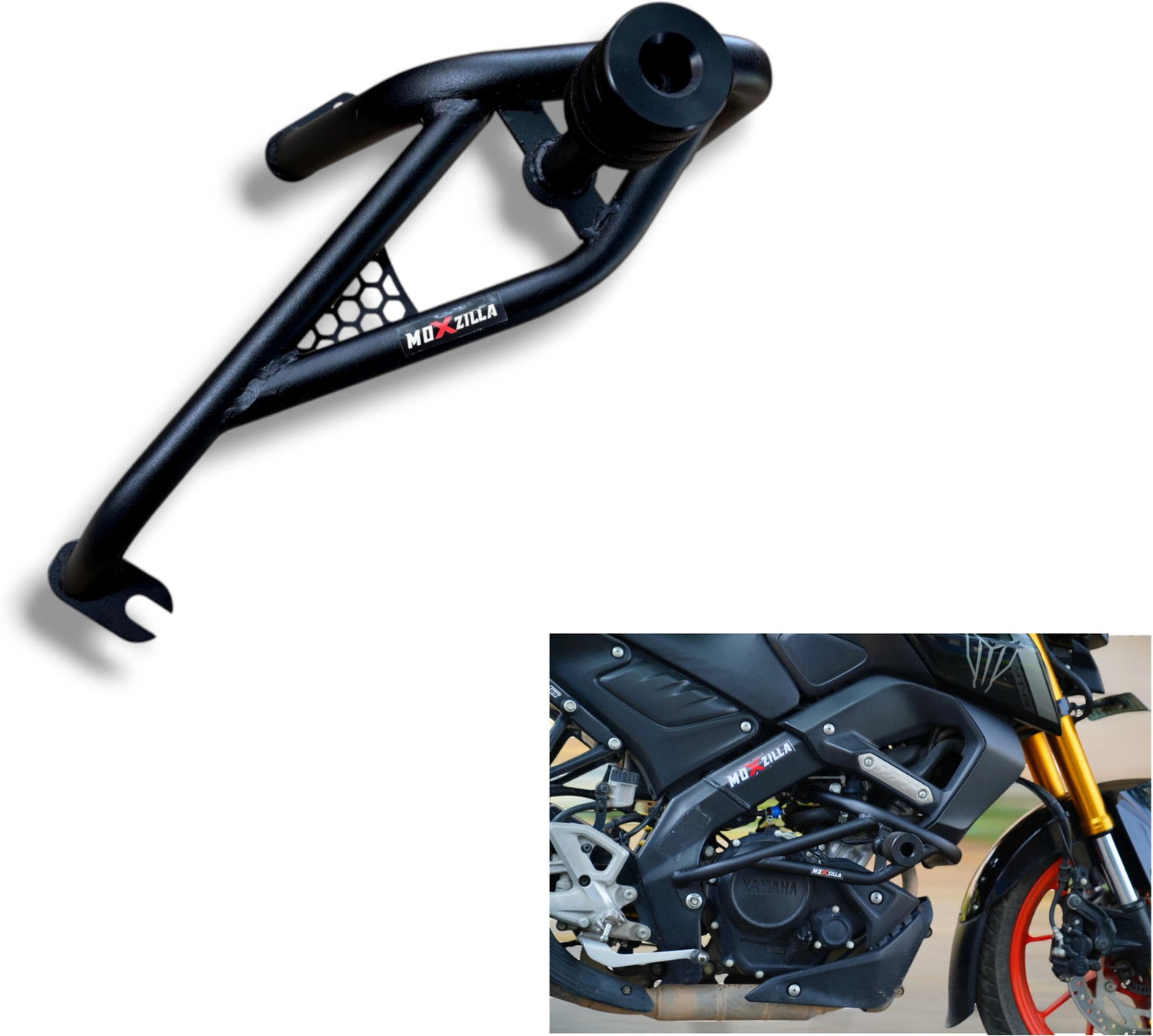 Image of MotoXpert MT-15 Heavy Duty Double Slider Bike Crash Guard (Yamaha)