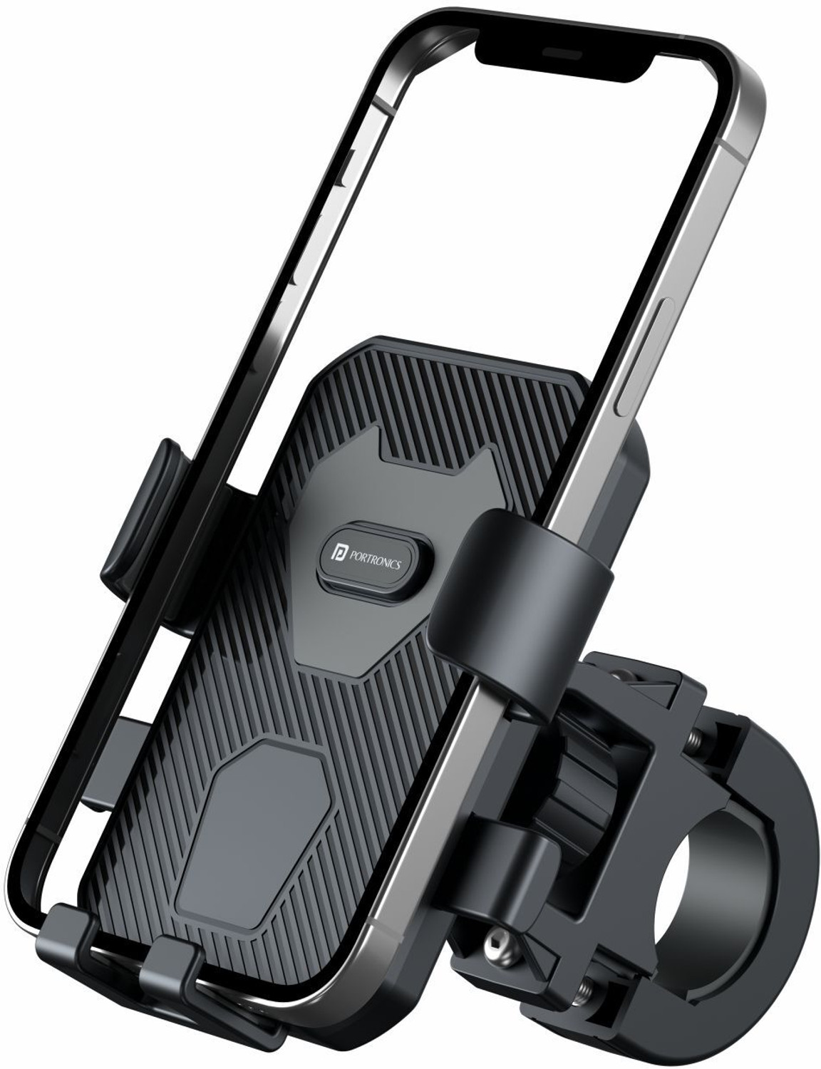 Portronics Mobike 4 Bike Phone Mount with 360 Rotational, Strong Hold,