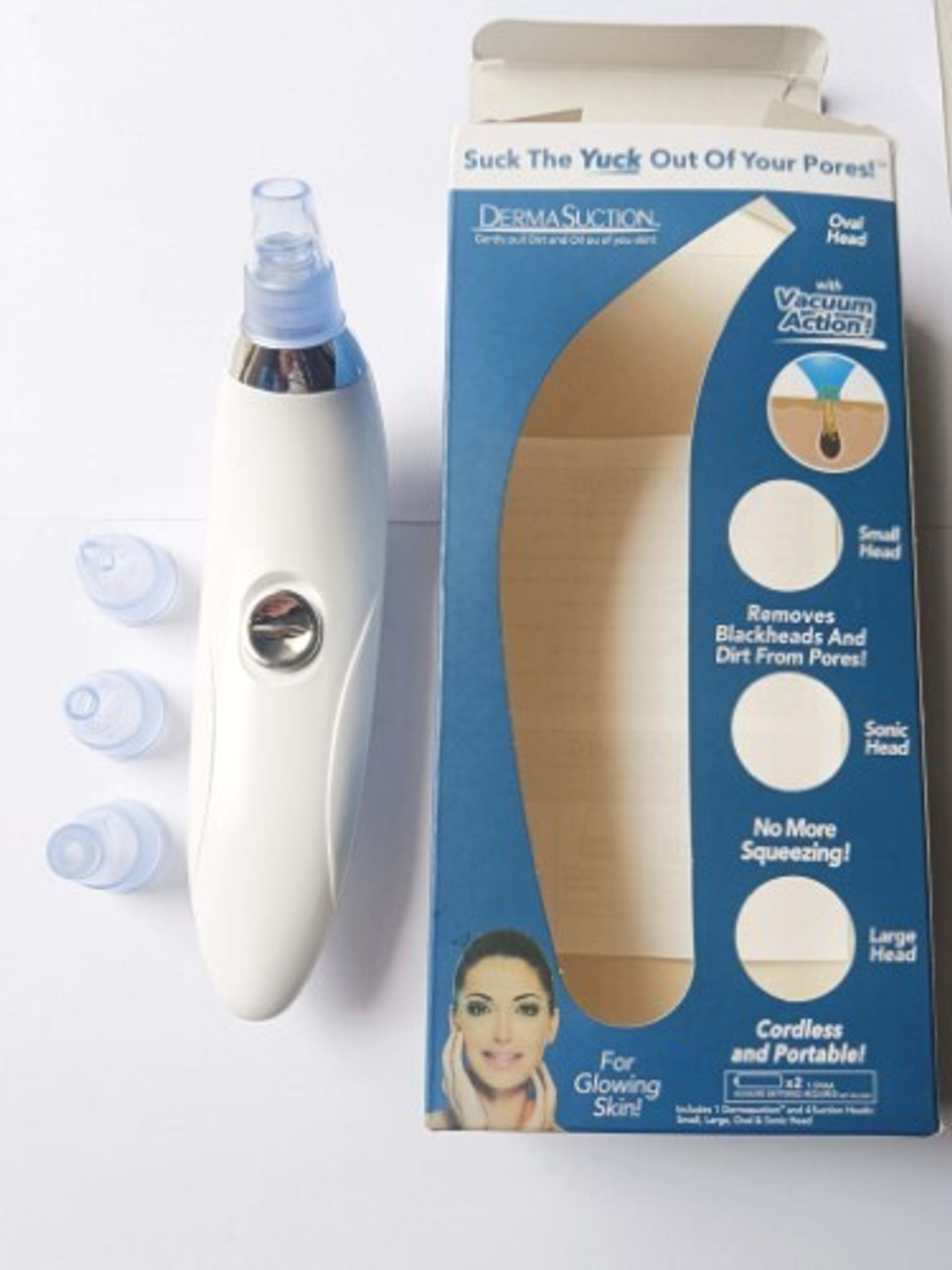 Image of Lumifrens Plastic Blackhead Remover Vacuum Suction Device (Pack of 5)