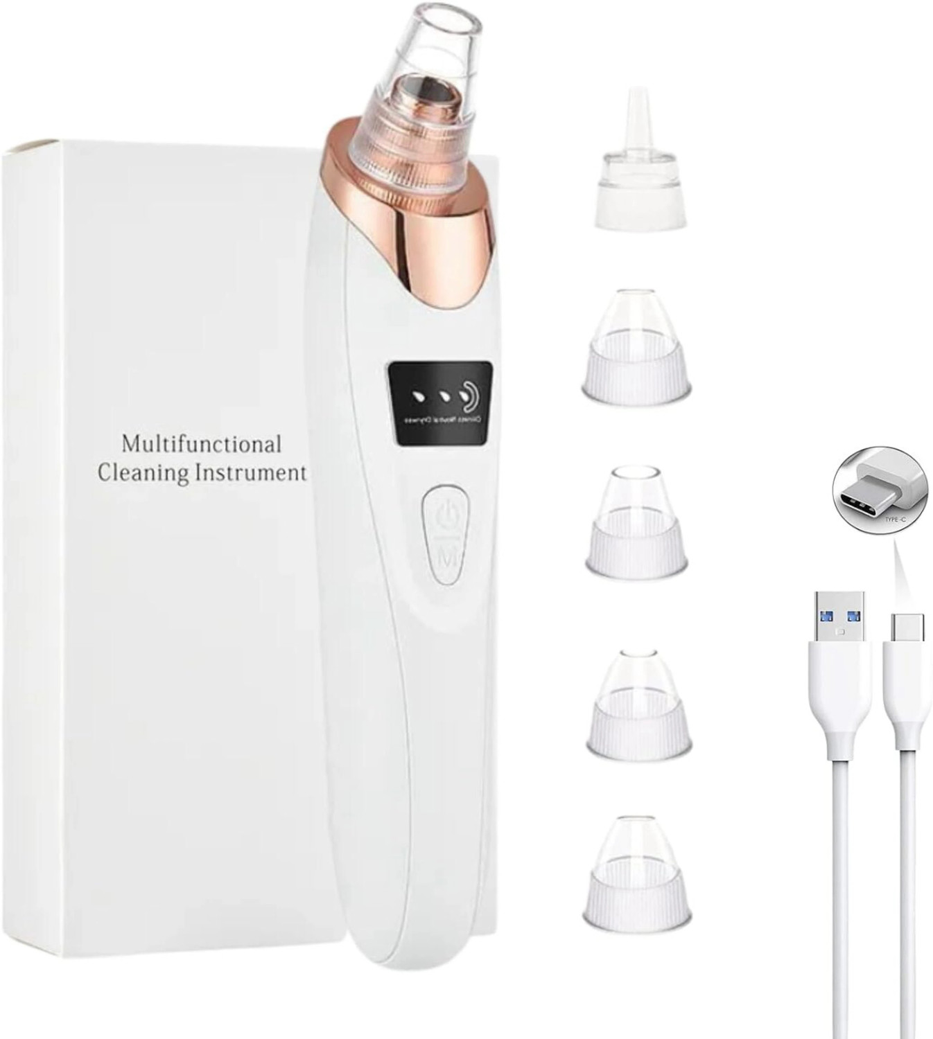 Image of Lumifrens Plastic Blackhead Remover Vacuum Suction Device (Pack of 5)
