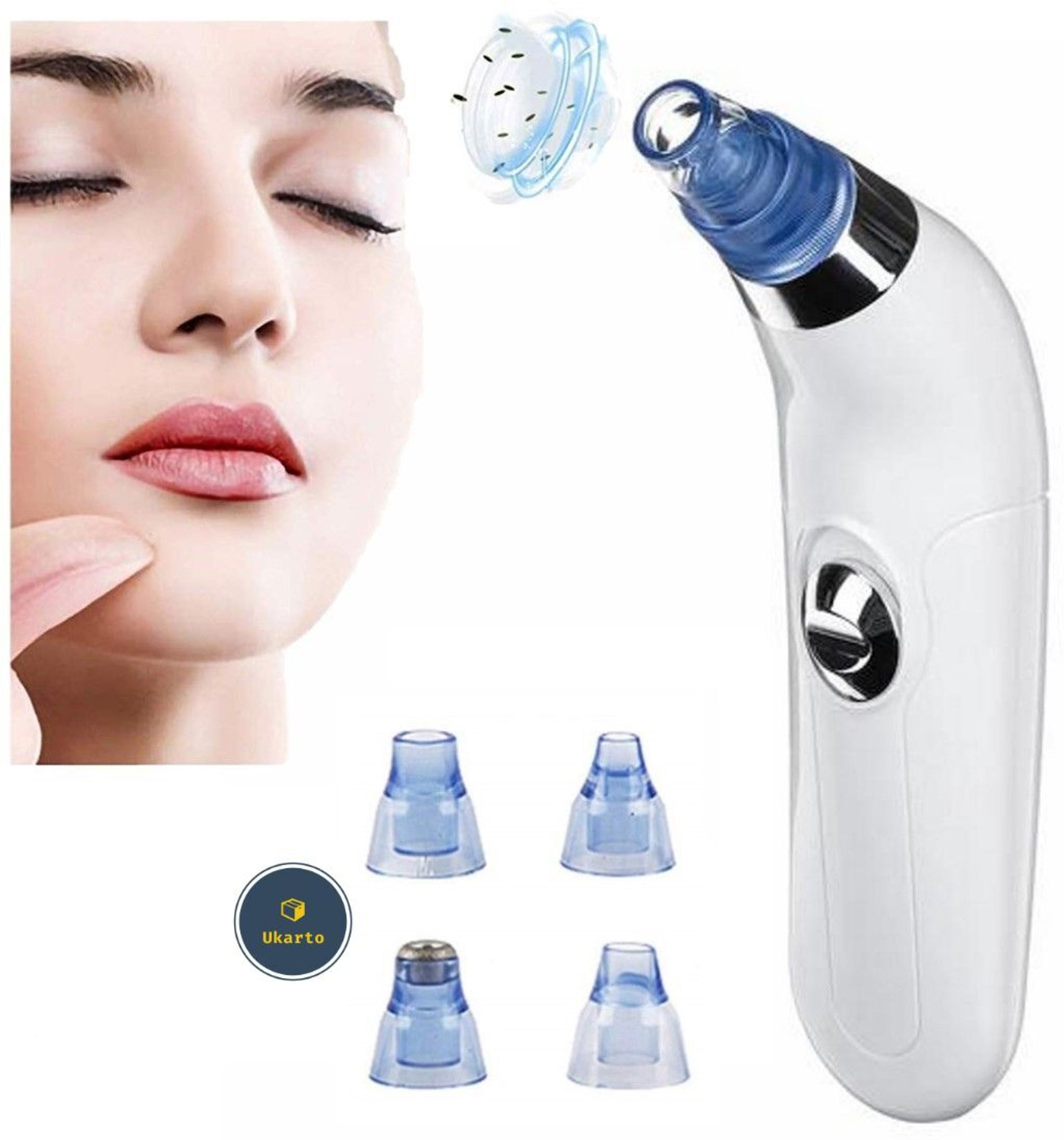 Image of Lumifrens Plastic Blackhead Remover Vacuum Suction Device (Pack of 5)