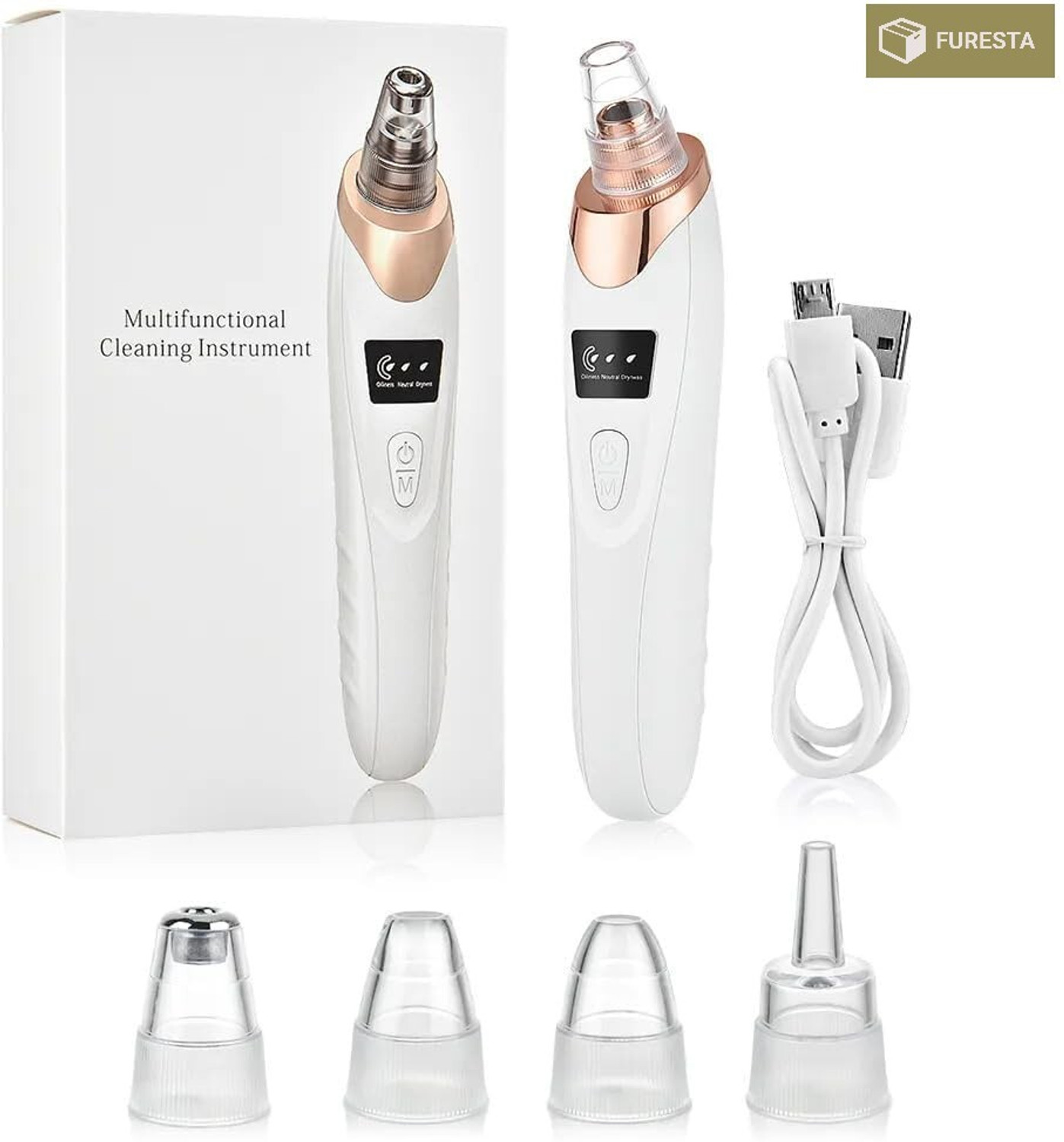 Image of Lumifrens Plastic Blackhead Remover Vacuum Suction Device (Pack of 5)