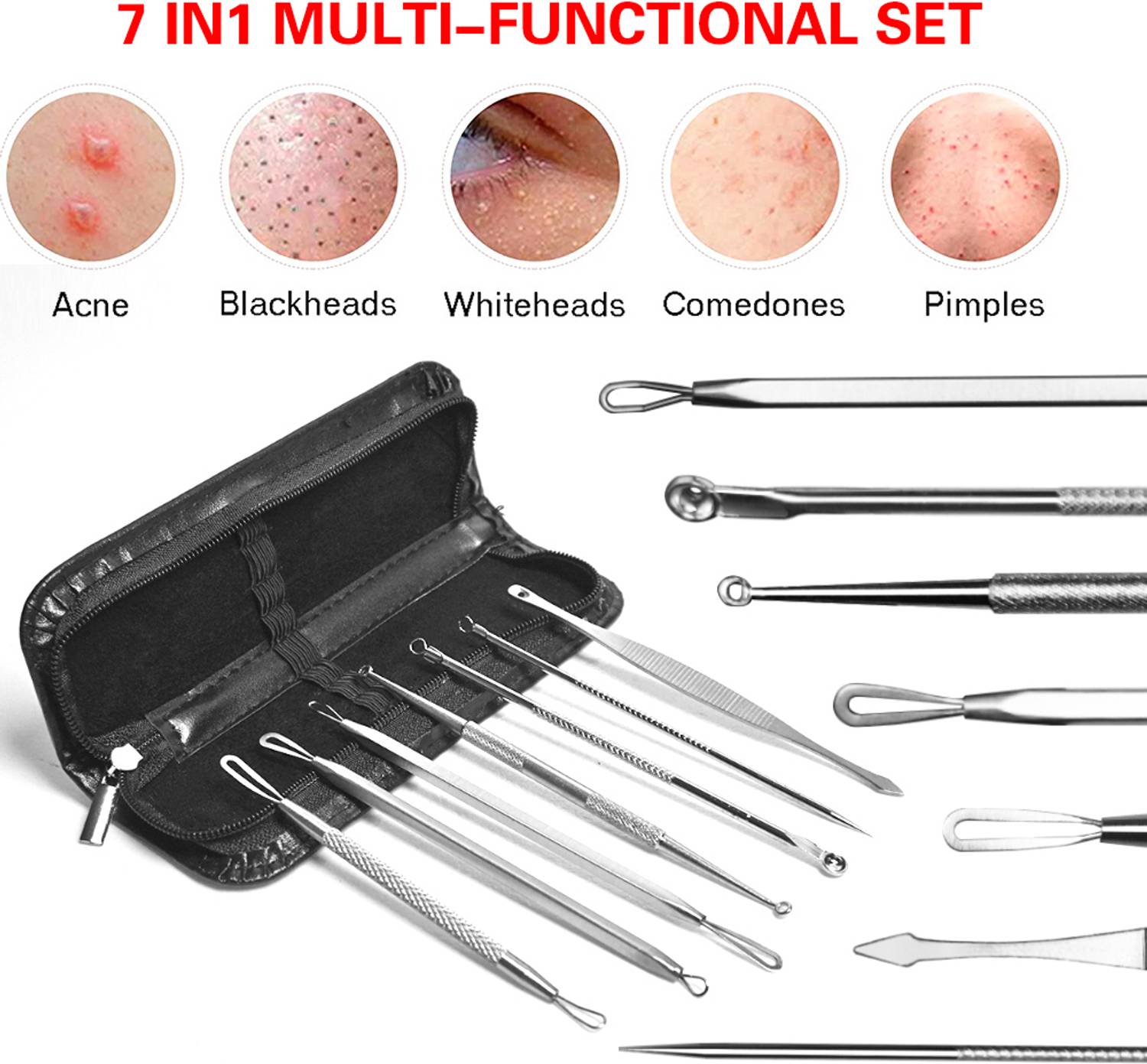 RIGHTWELL Stainless Steel Blackhead Remover Needle