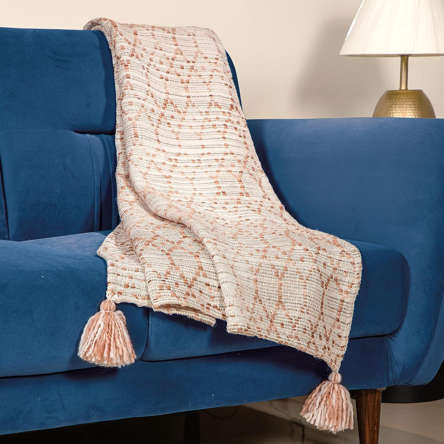 Image of anko Solid Single Throw for AC Room (Poly Cotton, White)