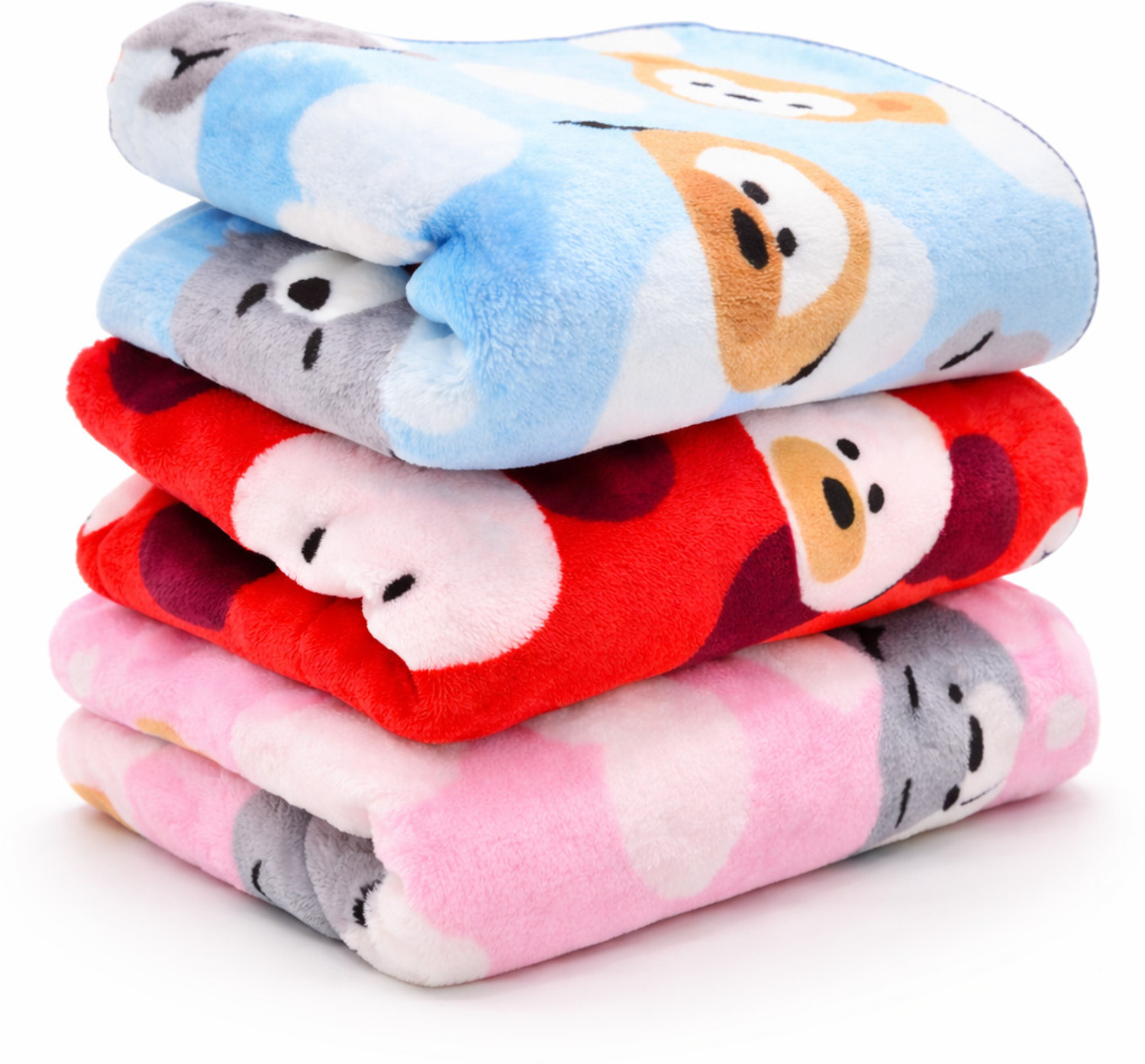 BRANDONN Printed Crib Mink Blanket for AC Room
